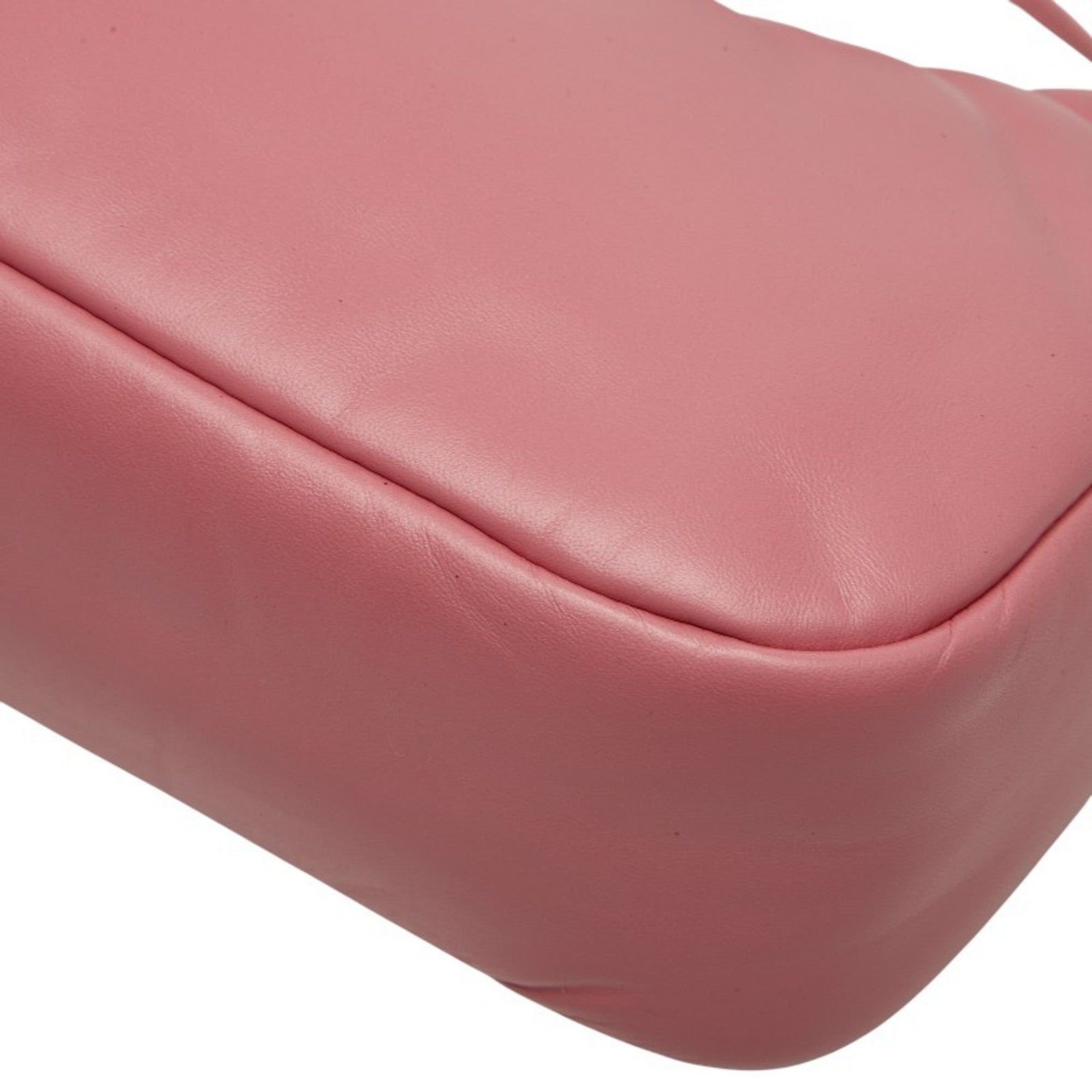 Prada Pink Leather Handbag Pouch Shoulder Bag (Pre-Owned)