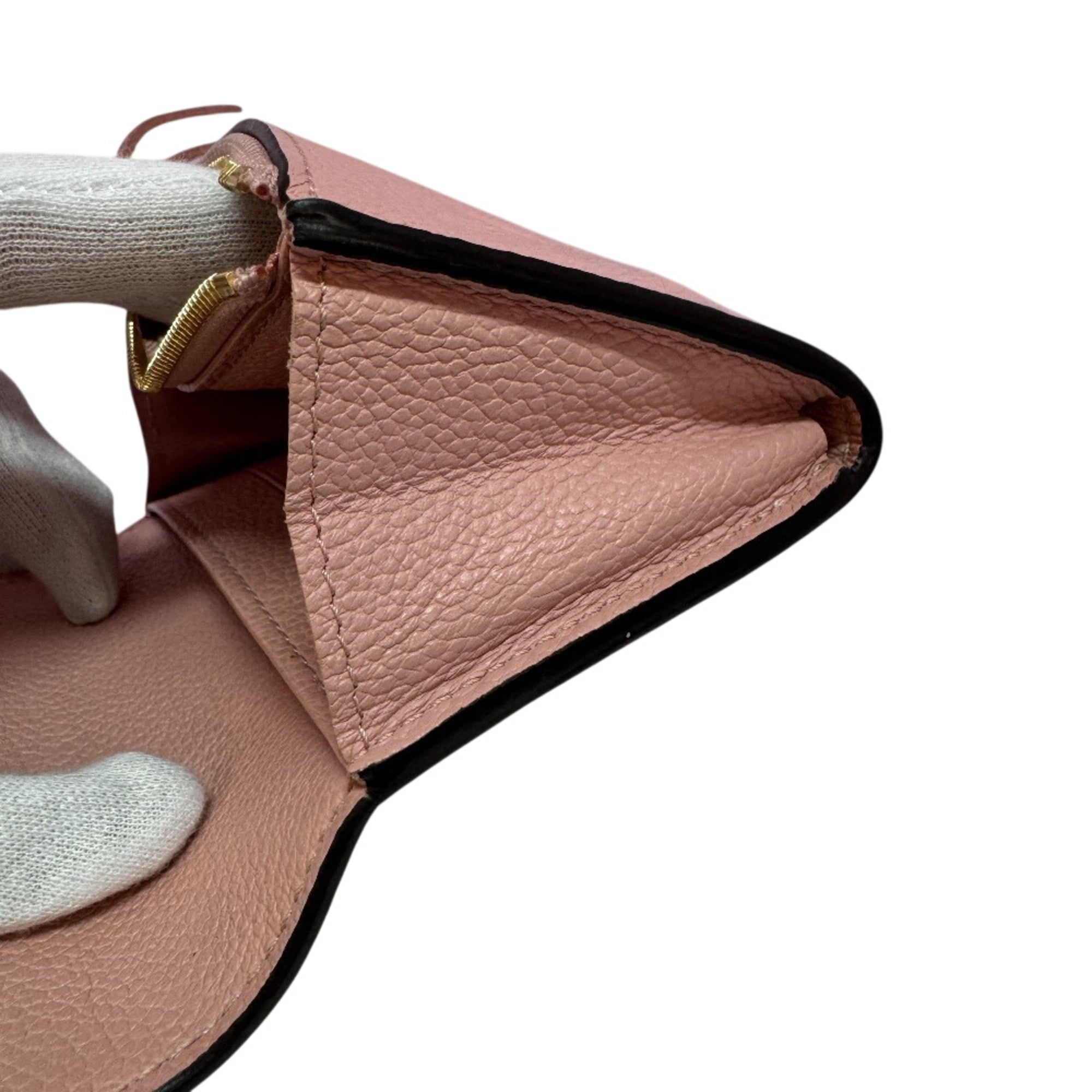 Louis Vuitton Monogram Empreinte Pink Leather Wallet (Bi-Fold) (Pre-Owned)