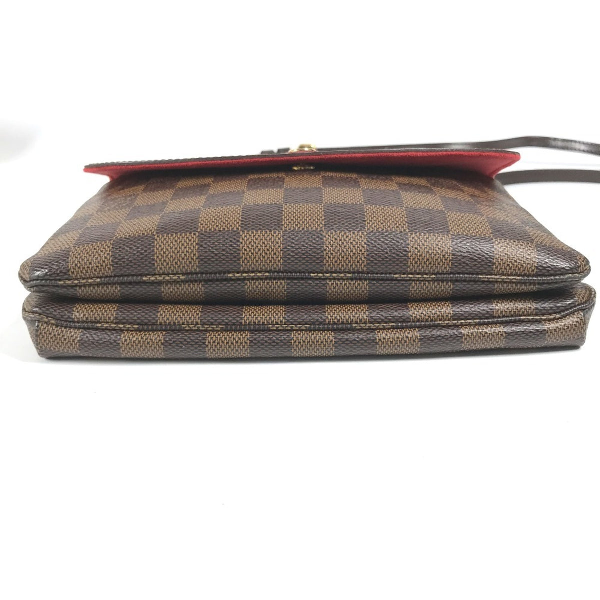 Louis Vuitton Brown Ebene Damier Canvas Pochette Shoulder Bag (Pre-Owned)