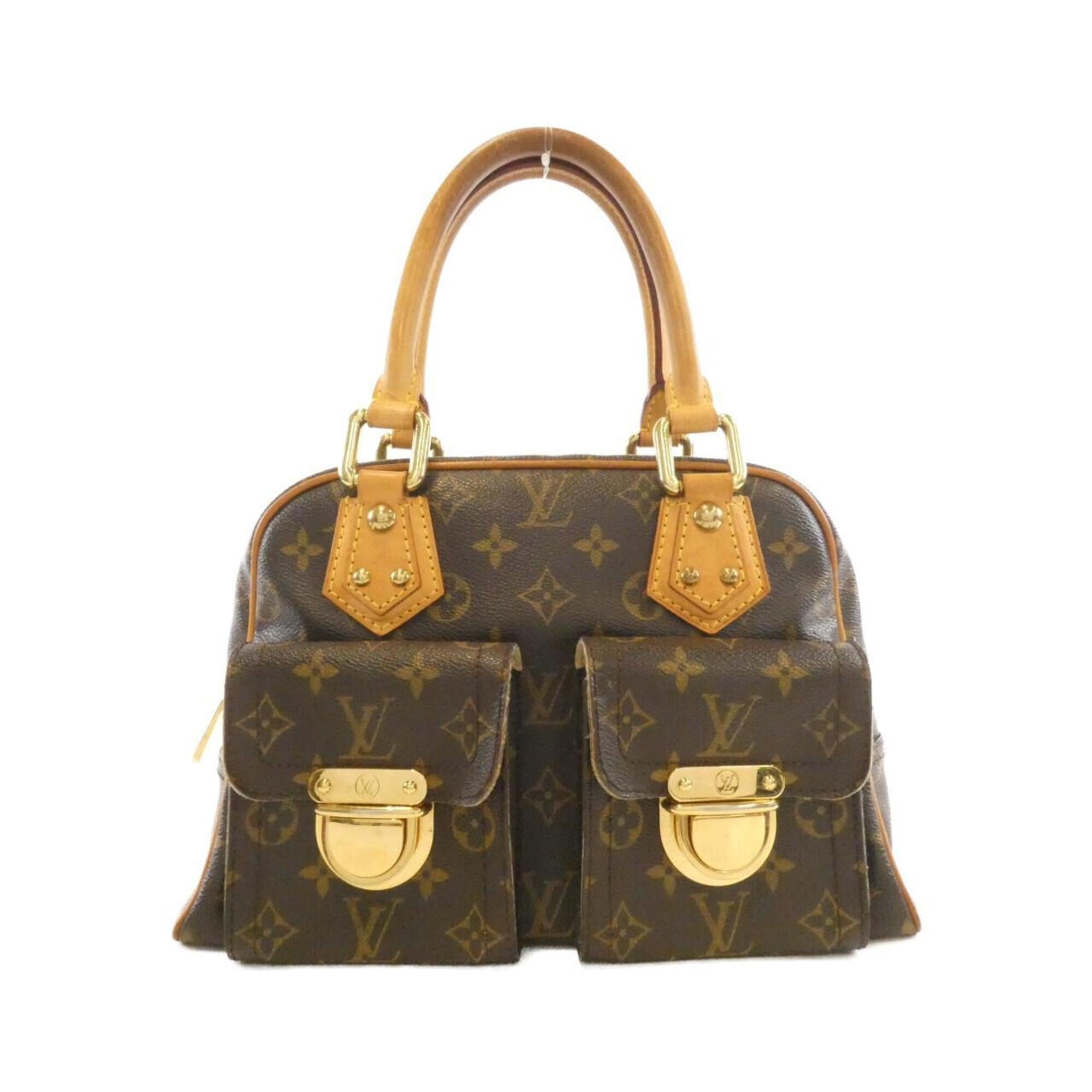 Louis Vuitton Marron Monogram Coated Canvas Handbag (Pre-Owned)