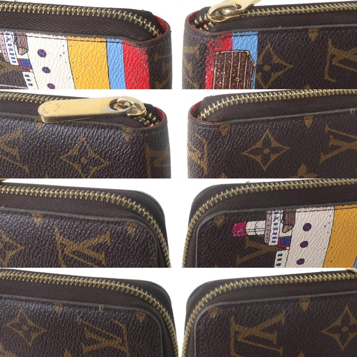 Louis Vuitton Monogram Brown Long Wallet (Bi-Fold) (Pre-Owned)