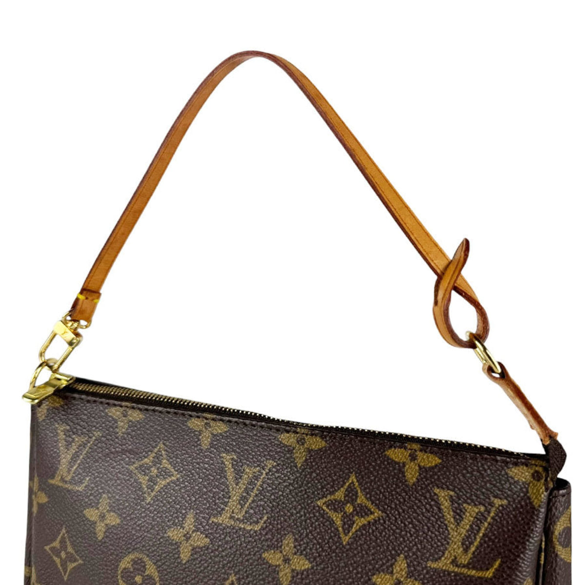 Louis Vuitton Brown Monogram Monogram Handbag Pochette Pouch (Pre-Owned)