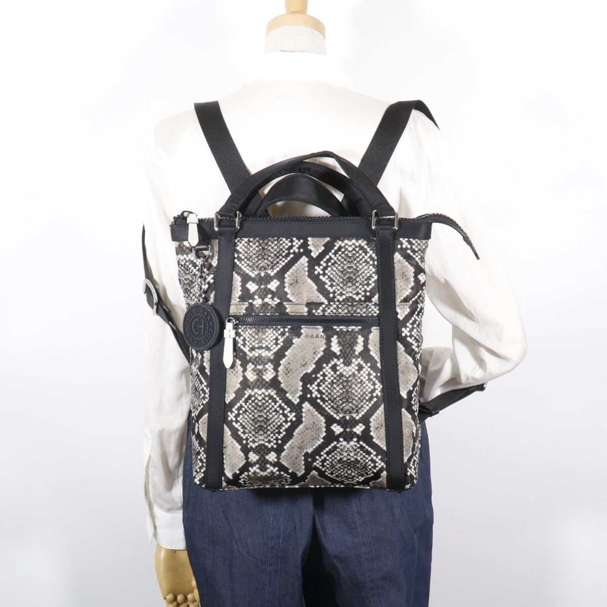 Cole Haan Black Nylon Backpack (Pre-Owned)