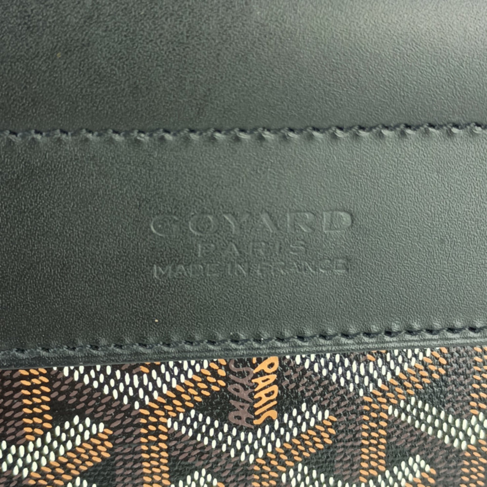 Goyard Black Leather Pvc Briefcase Handbag Tote Bag (Pre-Owned)