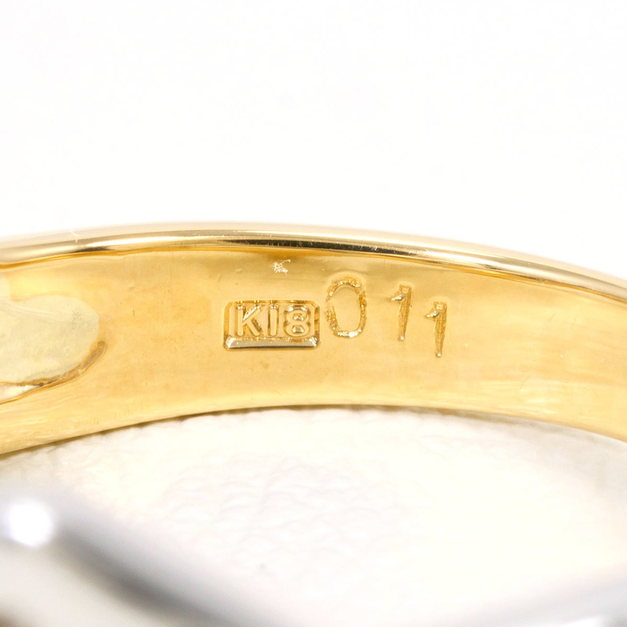 Unbranded Platinum Yellow Gold Yellow Gold (18K) Platinum 900 Band Ring (Pre-Owned)