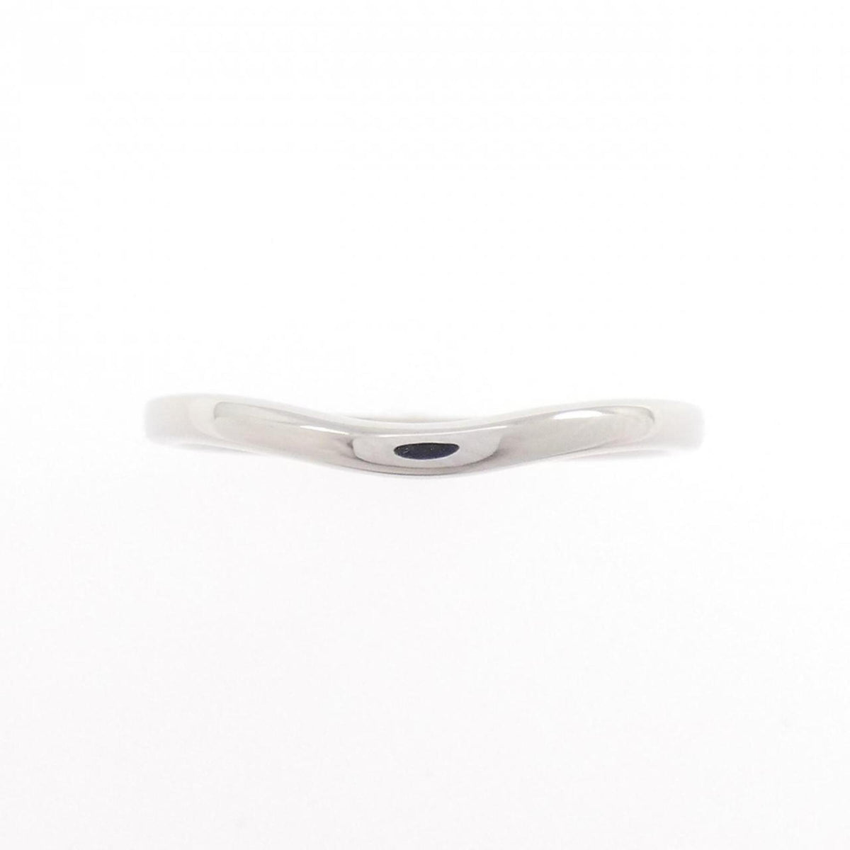 Cartier Platinum Platinum 950 Band Ring (Pre-Owned)