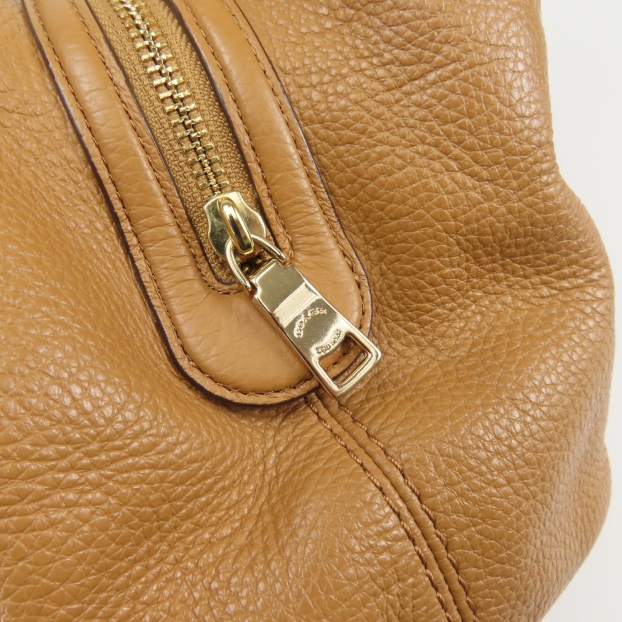 Coach Camel Leather Tote Bag (Pre-Owned)