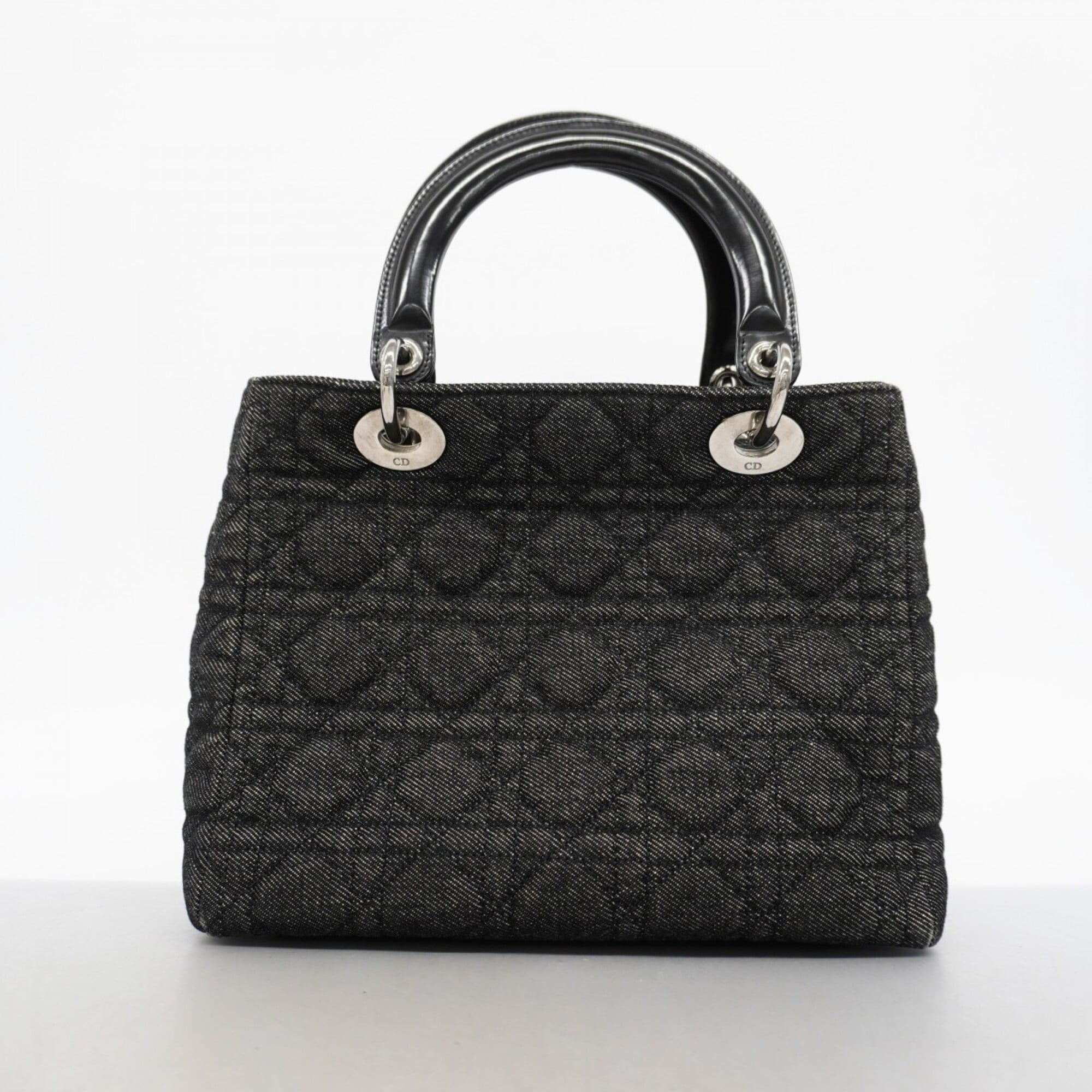 Christian Dior Black Denim Handbag (Pre-Owned)
