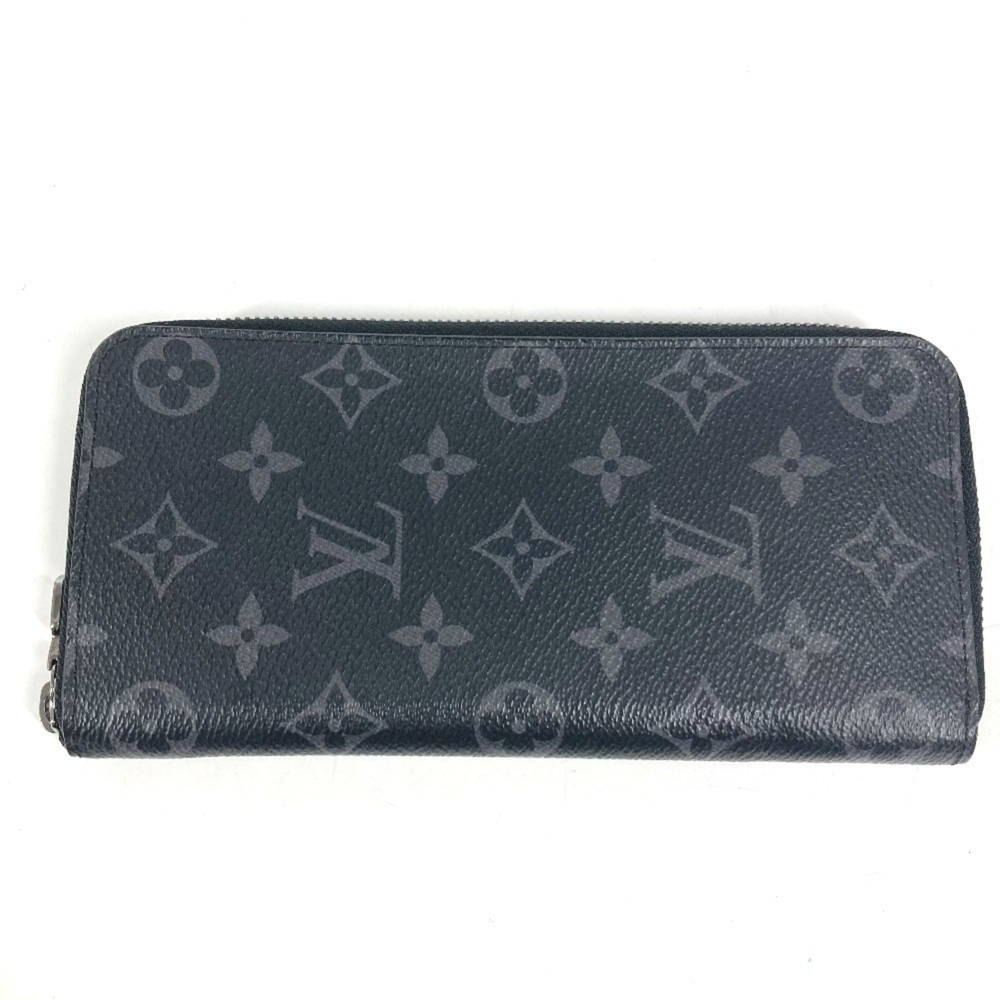 Louis Vuitton Black Monogram Eclipse Canvas Long Wallet (Bi-Fold) (Pre-Owned)