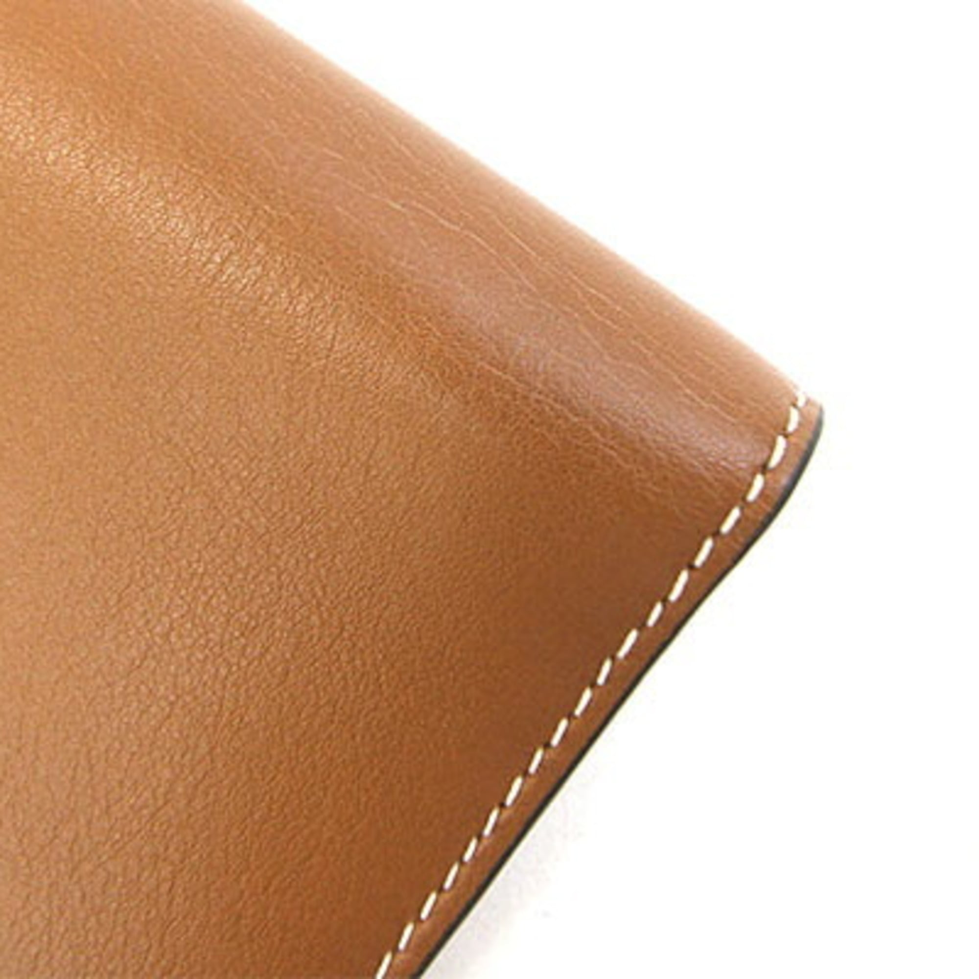 Gucci Beige Brown Leather Pvc Long Wallet (Bi-Fold) (Pre-Owned)