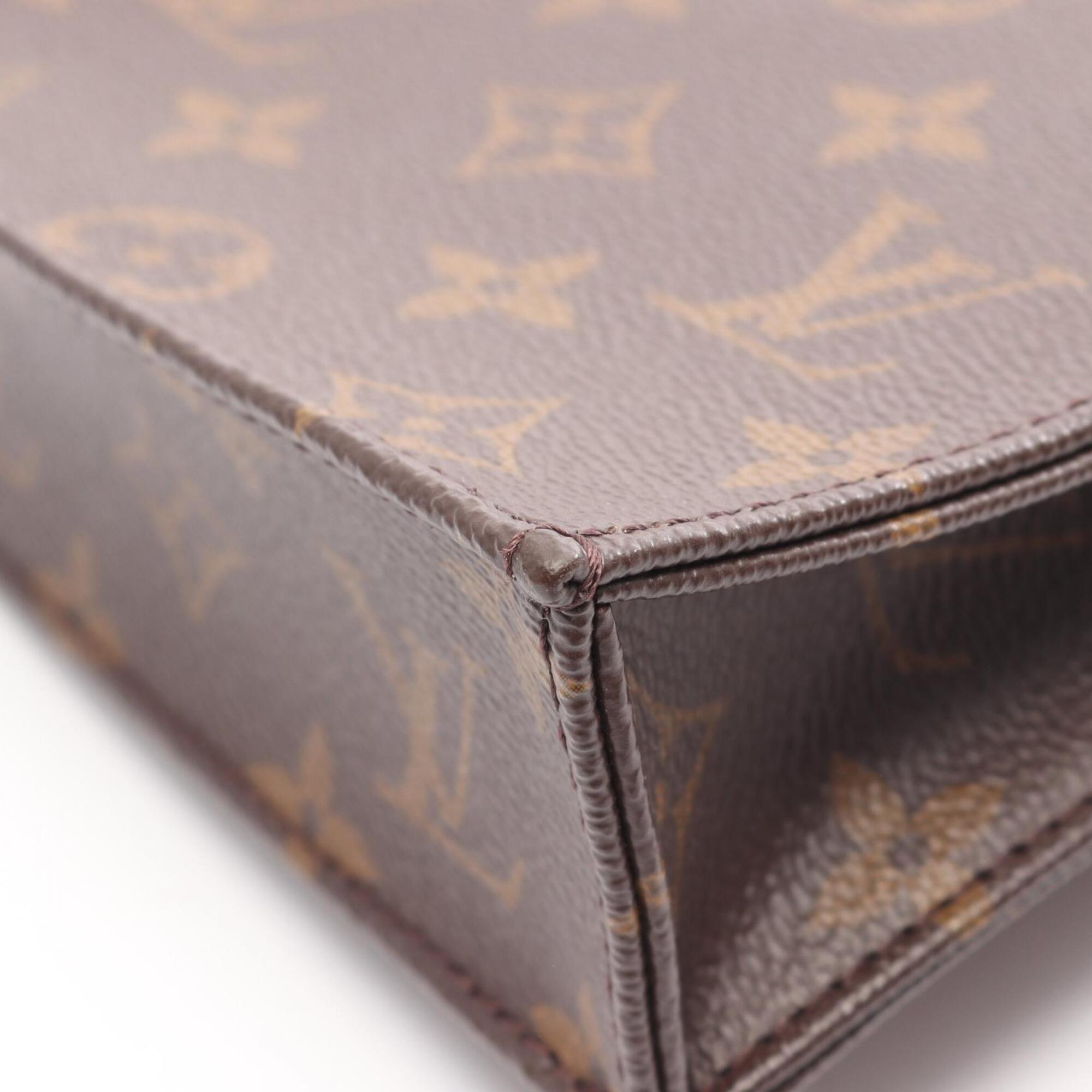 Louis Vuitton Brown Coated Canvas Leather Handbag (Pre-Owned)