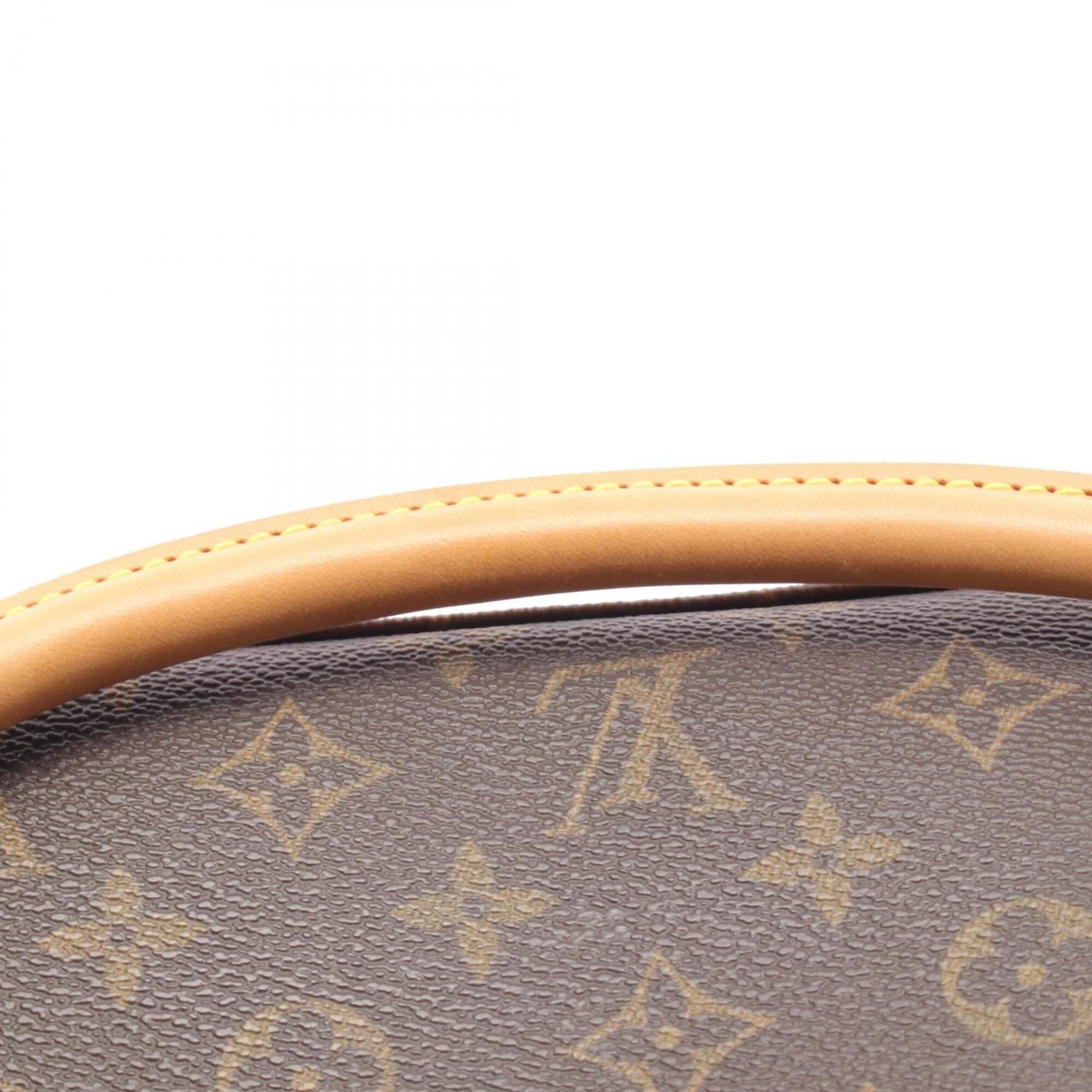 Louis Vuitton Brown Monogram Coated Canvas Monogram Leather Handbag Shoulder Bag (Pre-Owned)