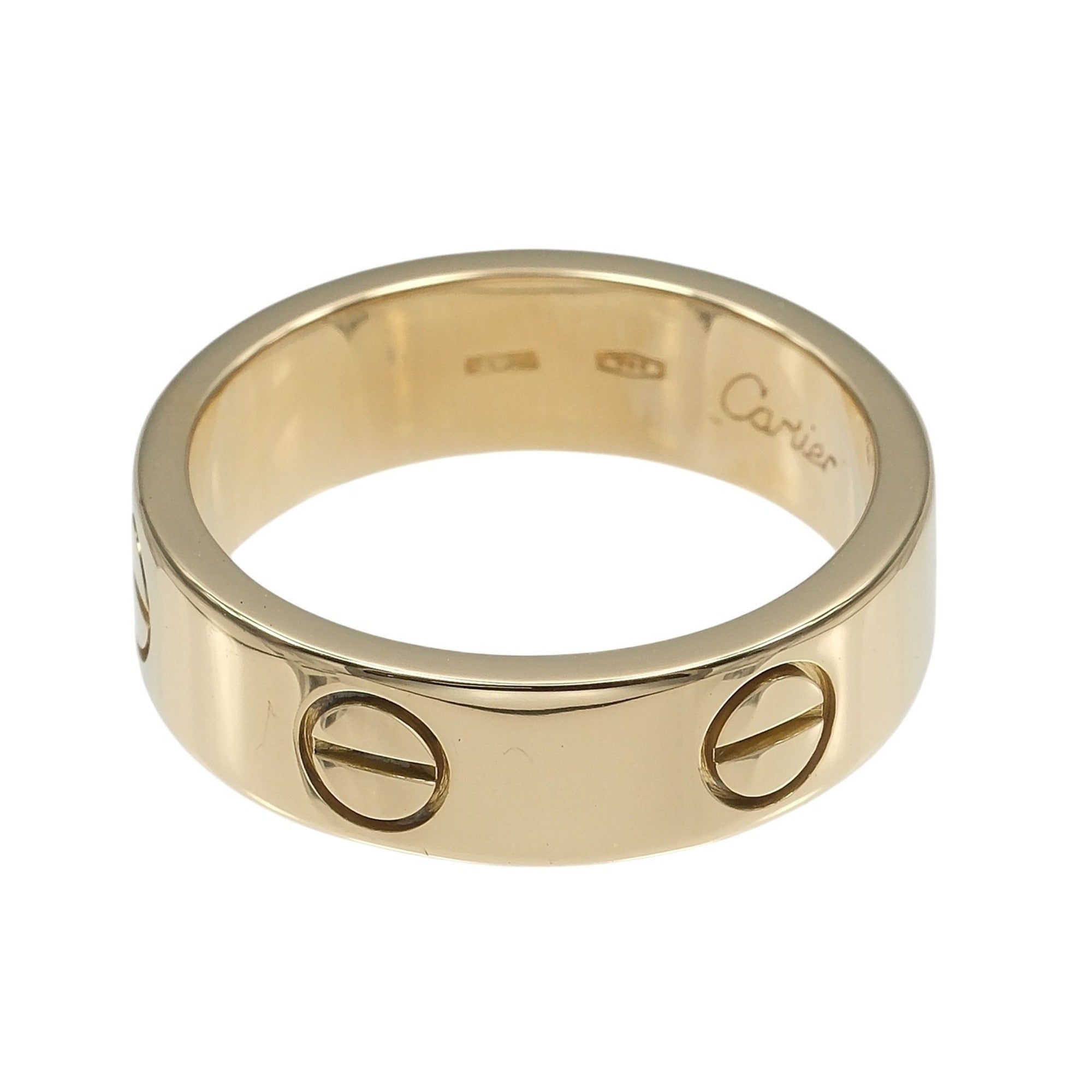 Cartier Love Yellow Gold (18K) Band Ring (Pre-Owned)