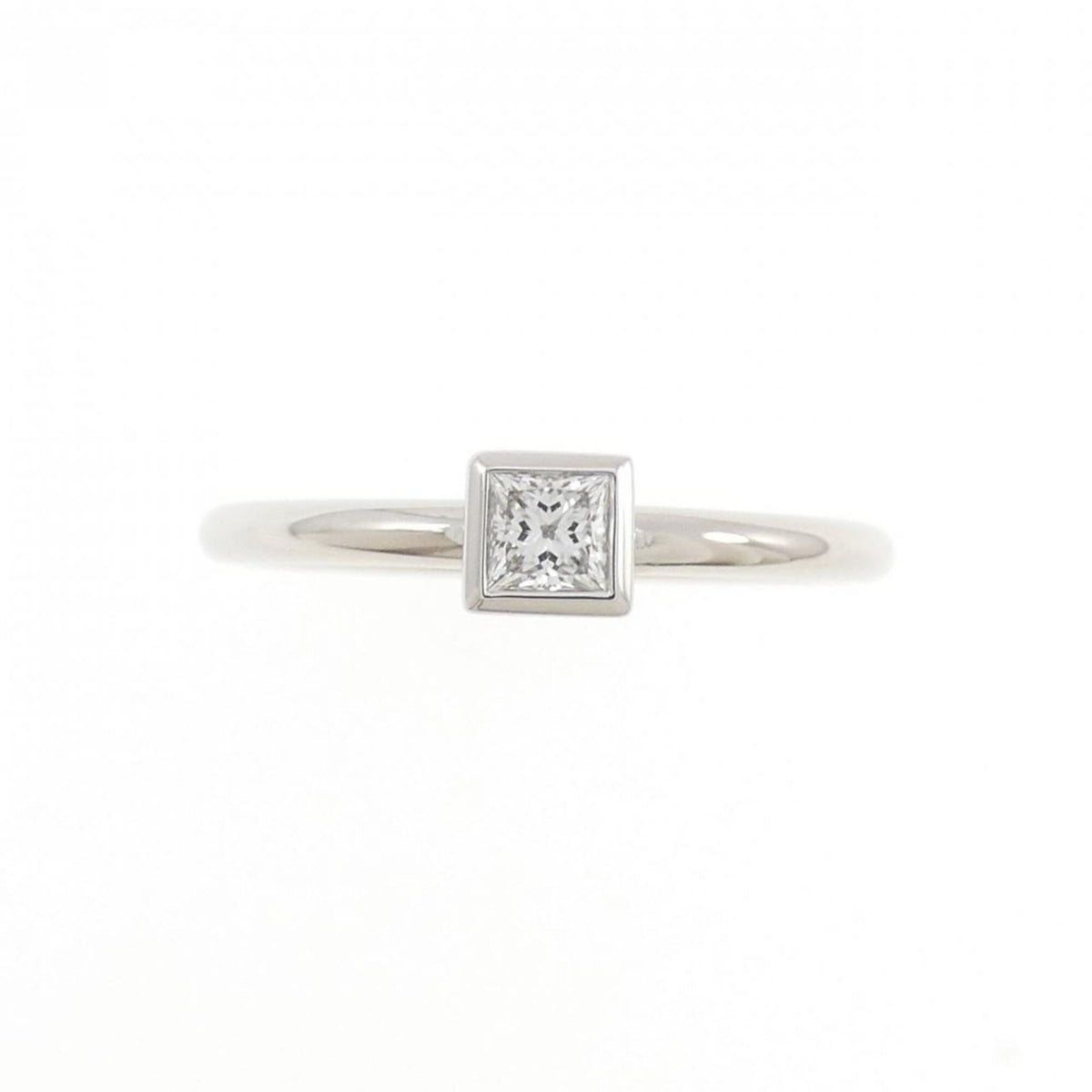 Tiffany Platinum Platinum 950 Band Ring (Pre-Owned)