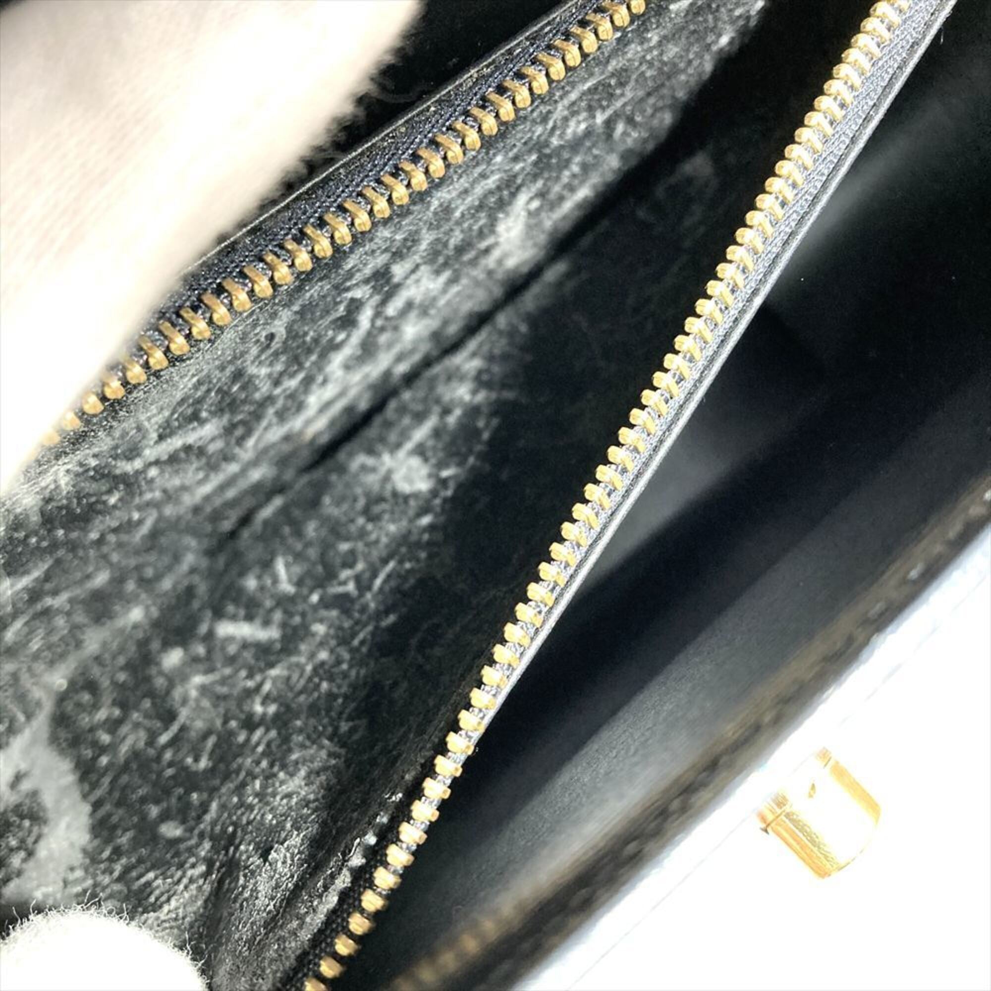 Louis Vuitton Black Noir Epi Leather Handbag (Pre-Owned)