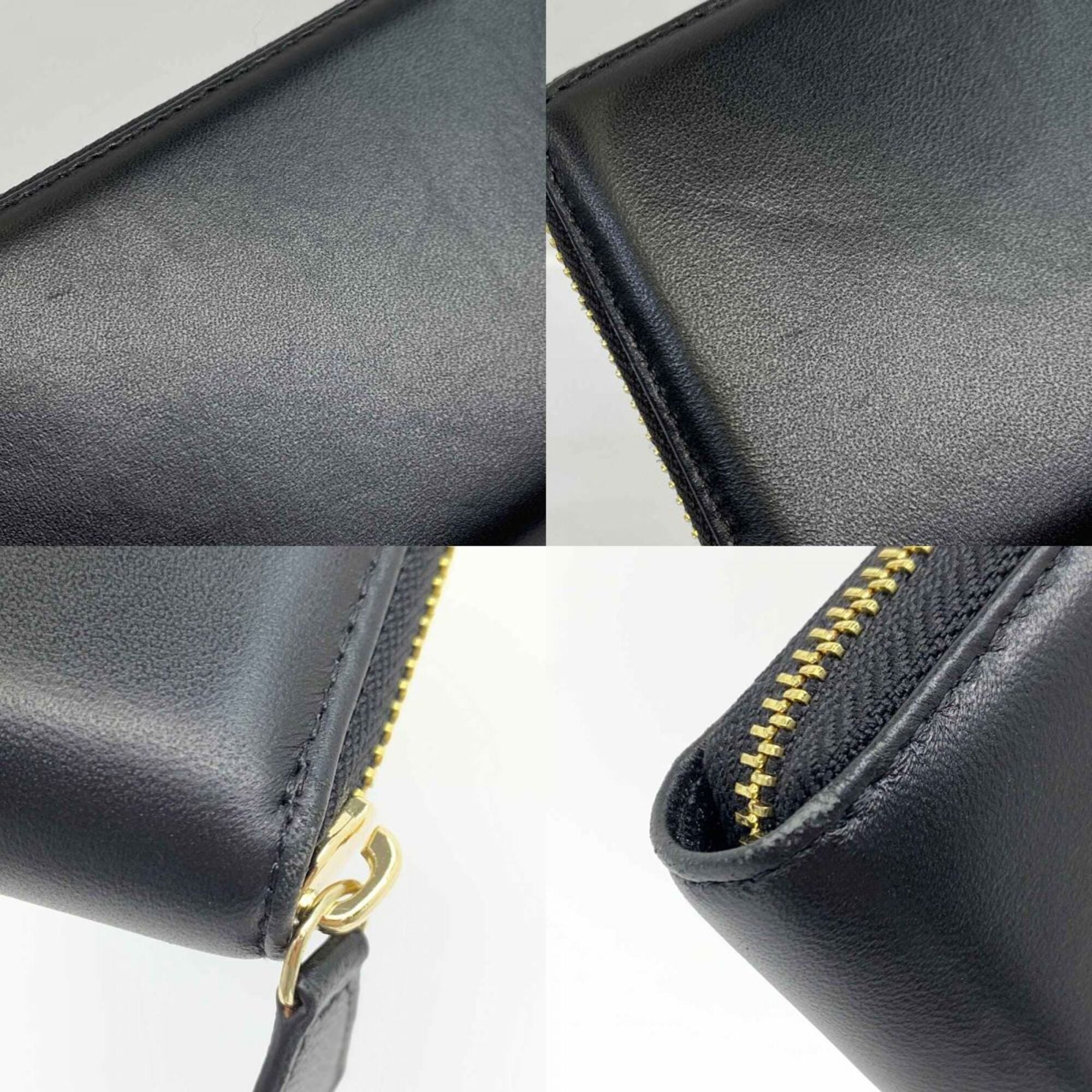 Vivienne Westwood Black Long Wallet (Bi-Fold) (Pre-Owned)