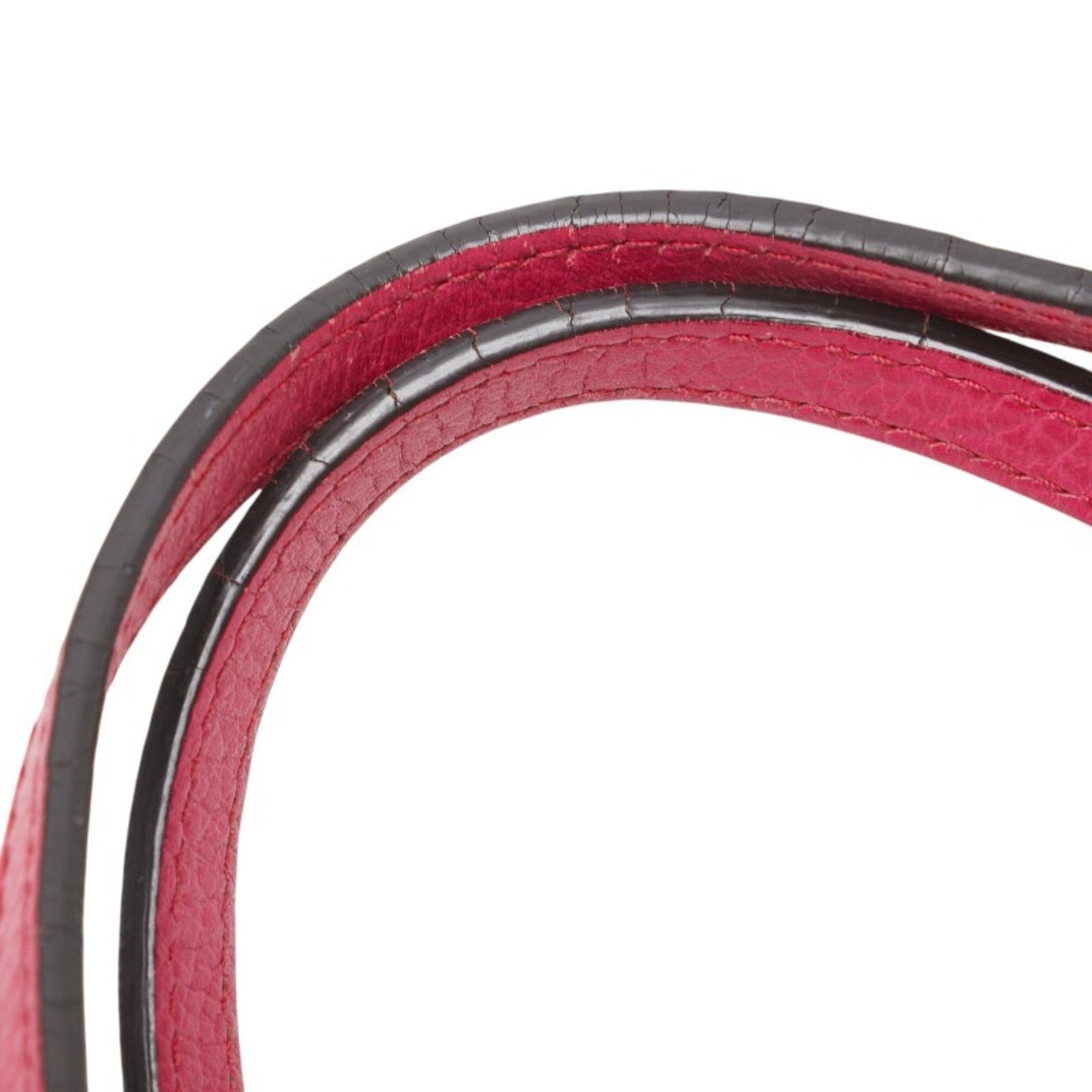 Gucci Pink Leather Tote Bag (Pre-Owned)