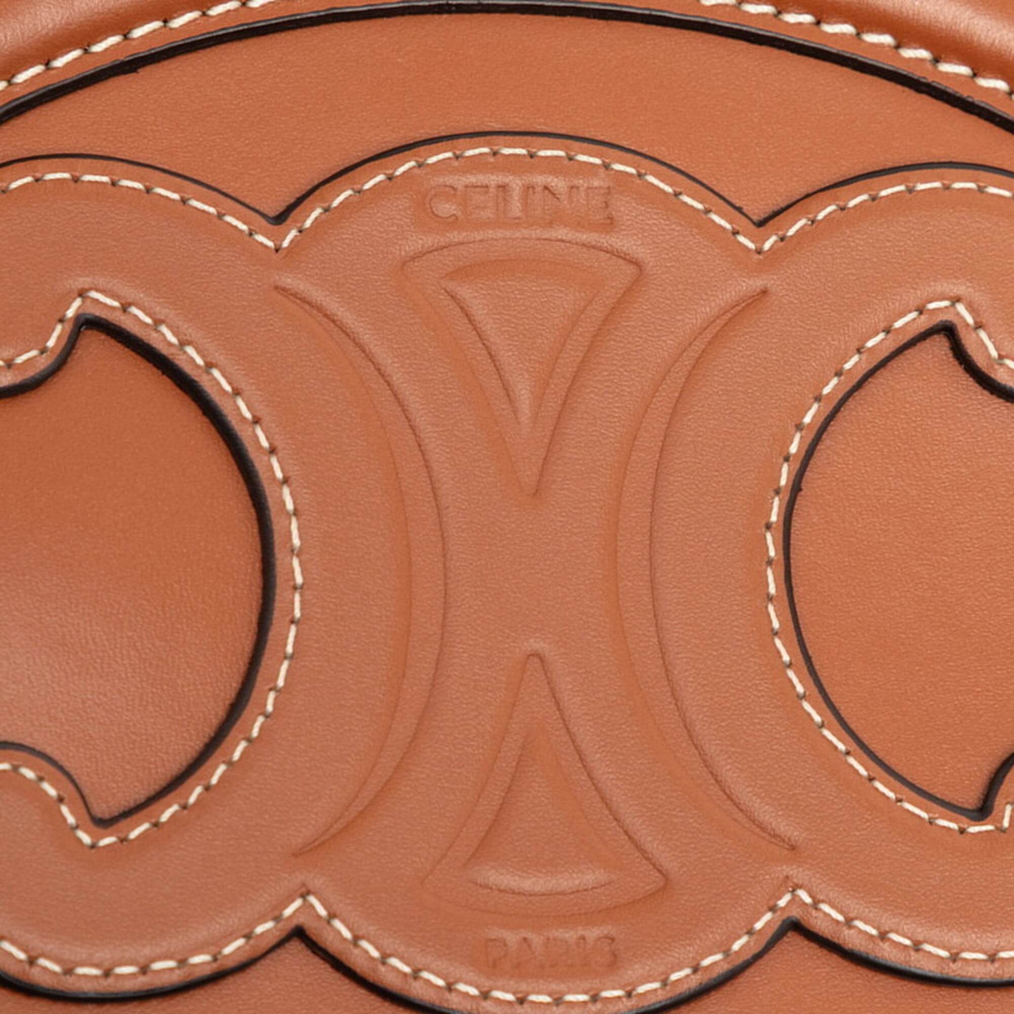 Celine Brown Leather Shoulder Bag (Pre-Owned)