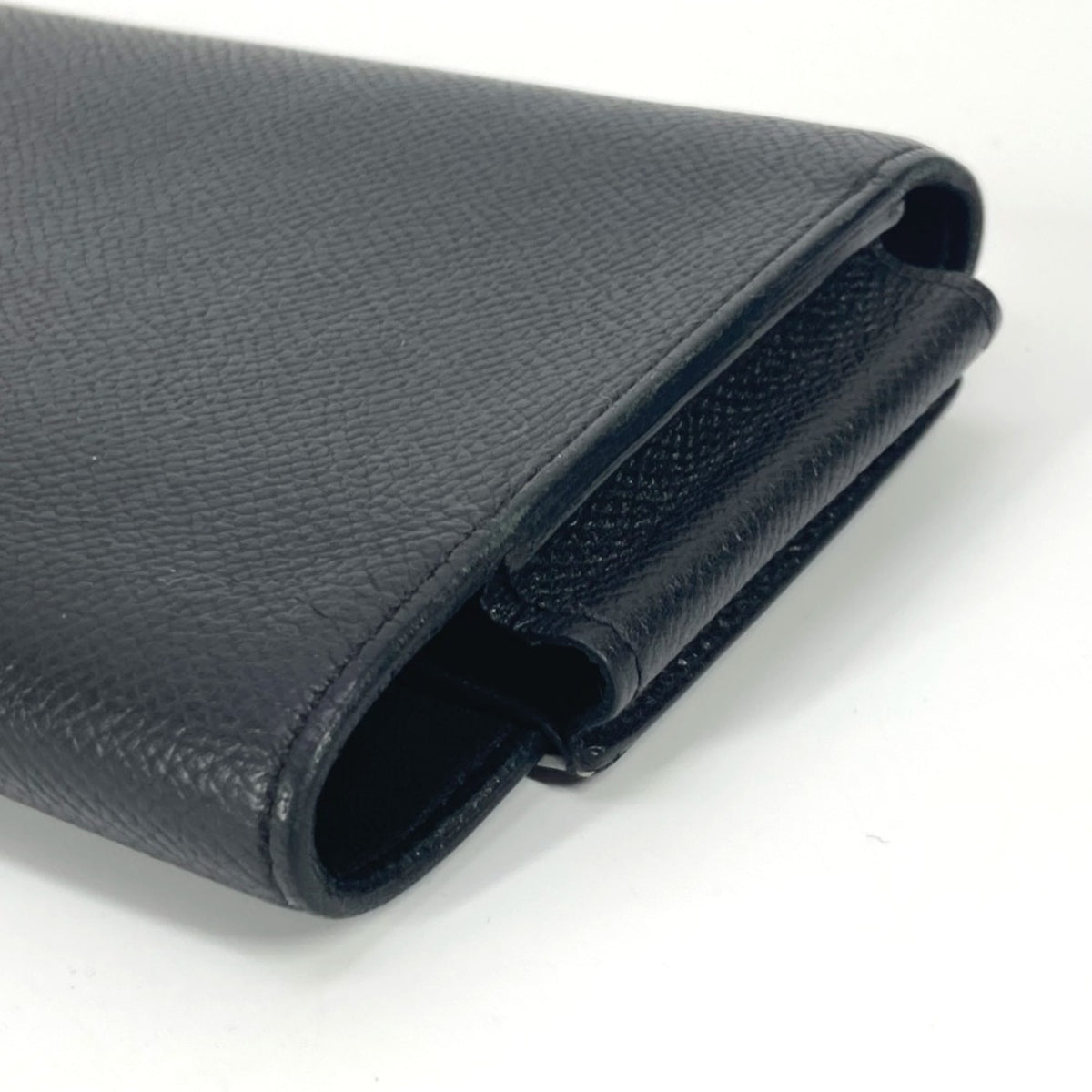 Hermes Black Epsom Leather Long Wallet (Bi-Fold) (Pre-Owned)