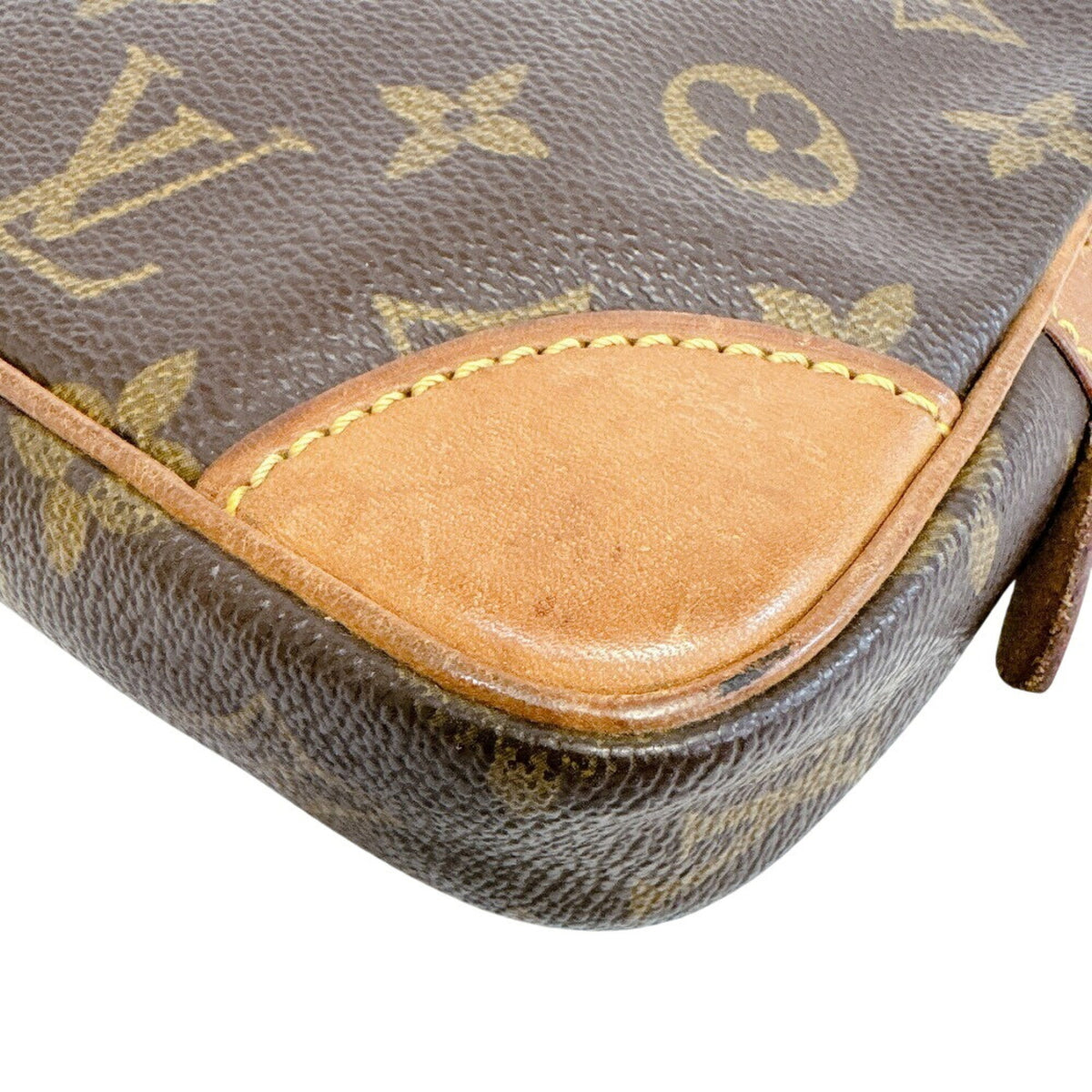 Louis Vuitton Brown Leather Clutch Bag Pouch (Pre-Owned)