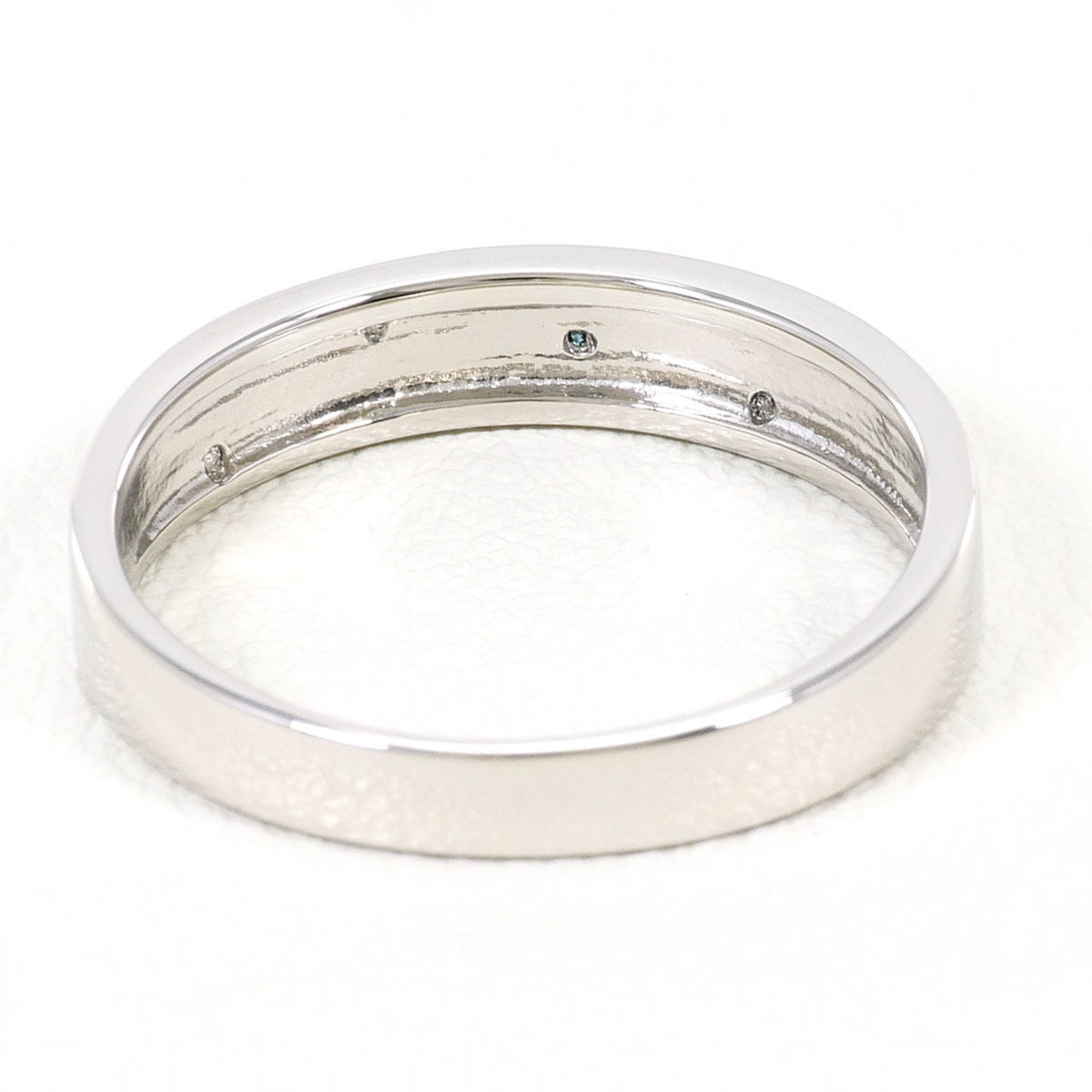 Unbranded Blue Platinum Platinum 900 Band Ring (Pre-Owned)