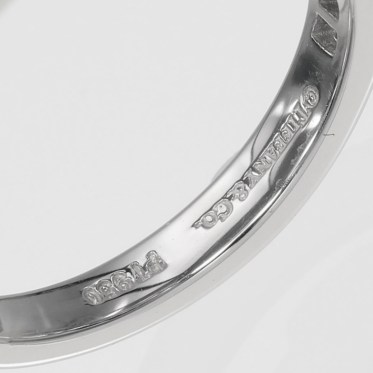 Tiffany Platinum 950 Band Ring (Pre-Owned)