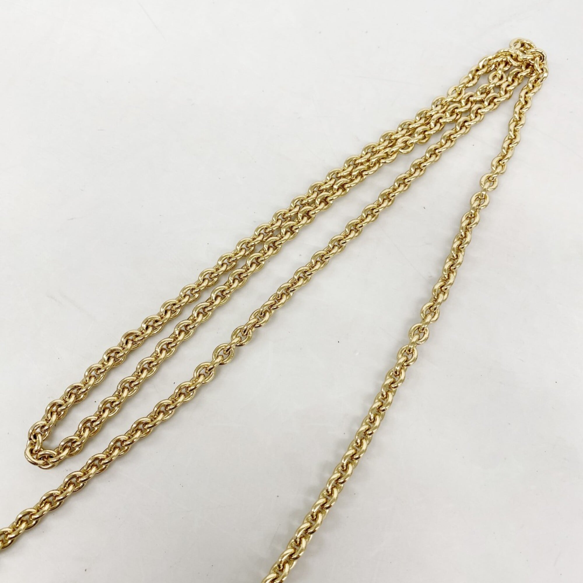 Salvatore Ferragamo Black Leather Chain/Shoulder Wallet (Pre-Owned)
