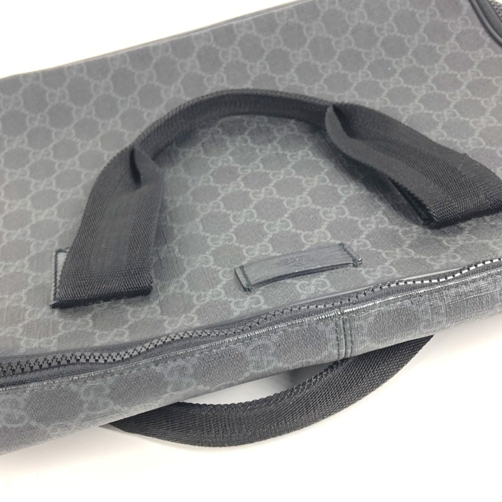 Gucci Black Gg Supreme Handbag Tote Bag (Pre-Owned)