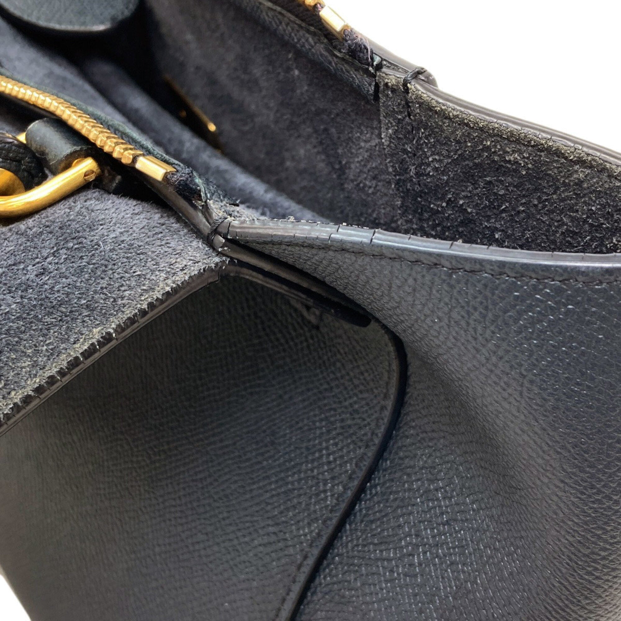 Celine Navy Leather Handbag (Pre-Owned)