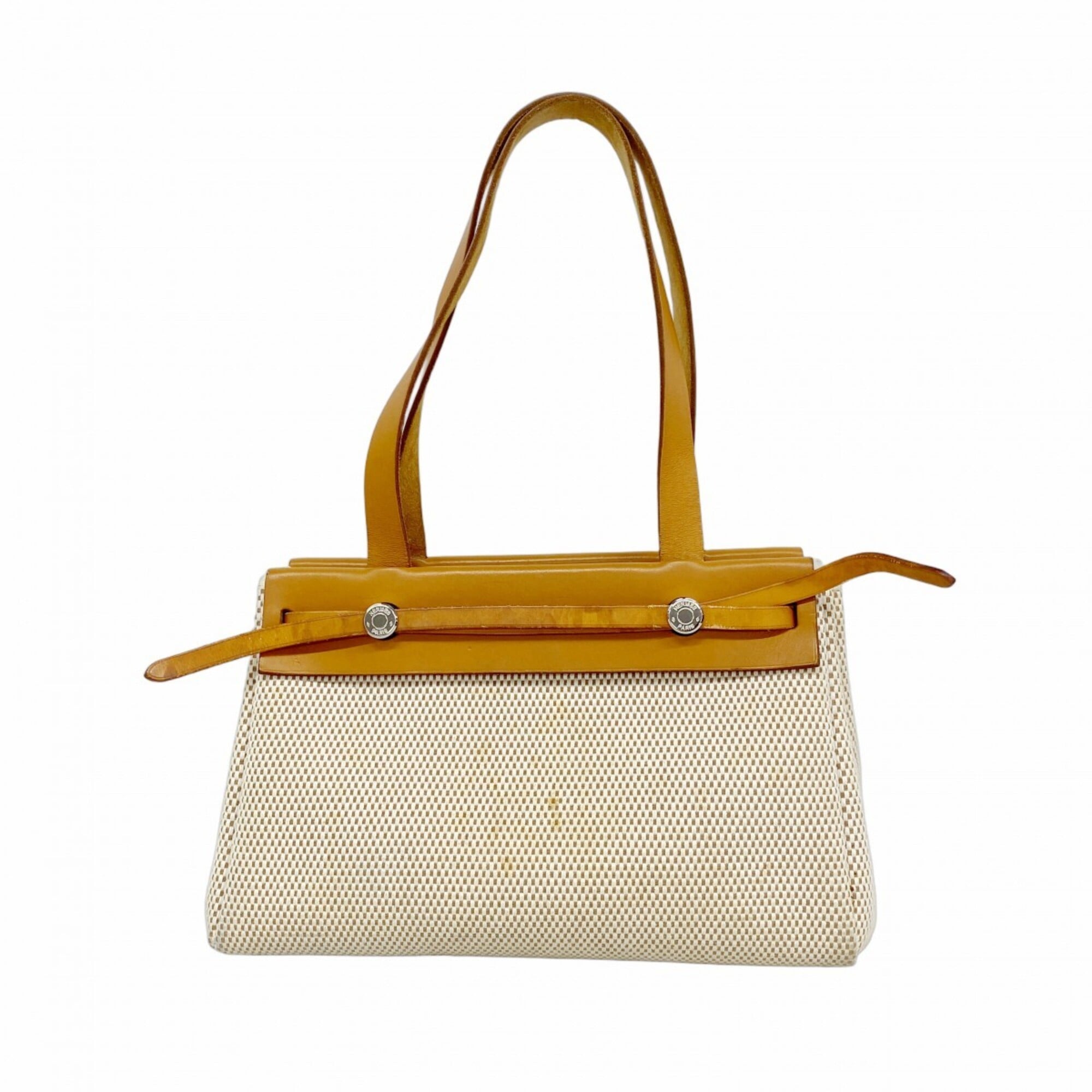 Hermes Natural Shoulder Bag (Pre-Owned)