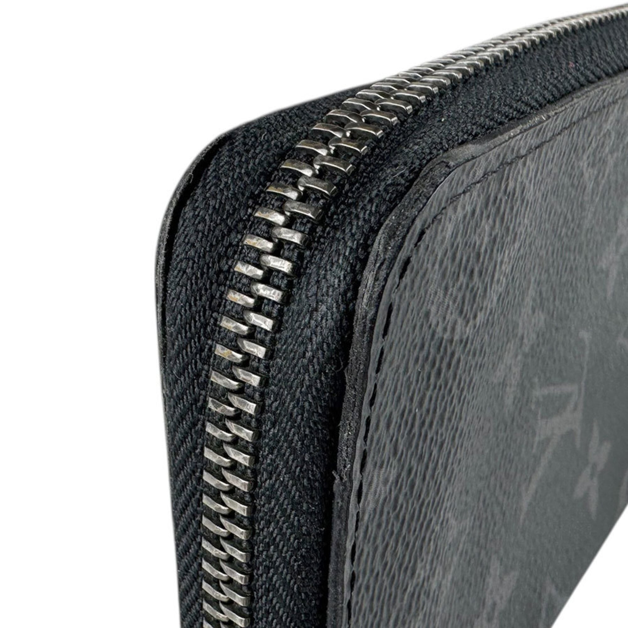 Louis Vuitton Black Monogram Eclipse Monogram Eclipse Long Wallet (Bi-Fold) (Pre-Owned)