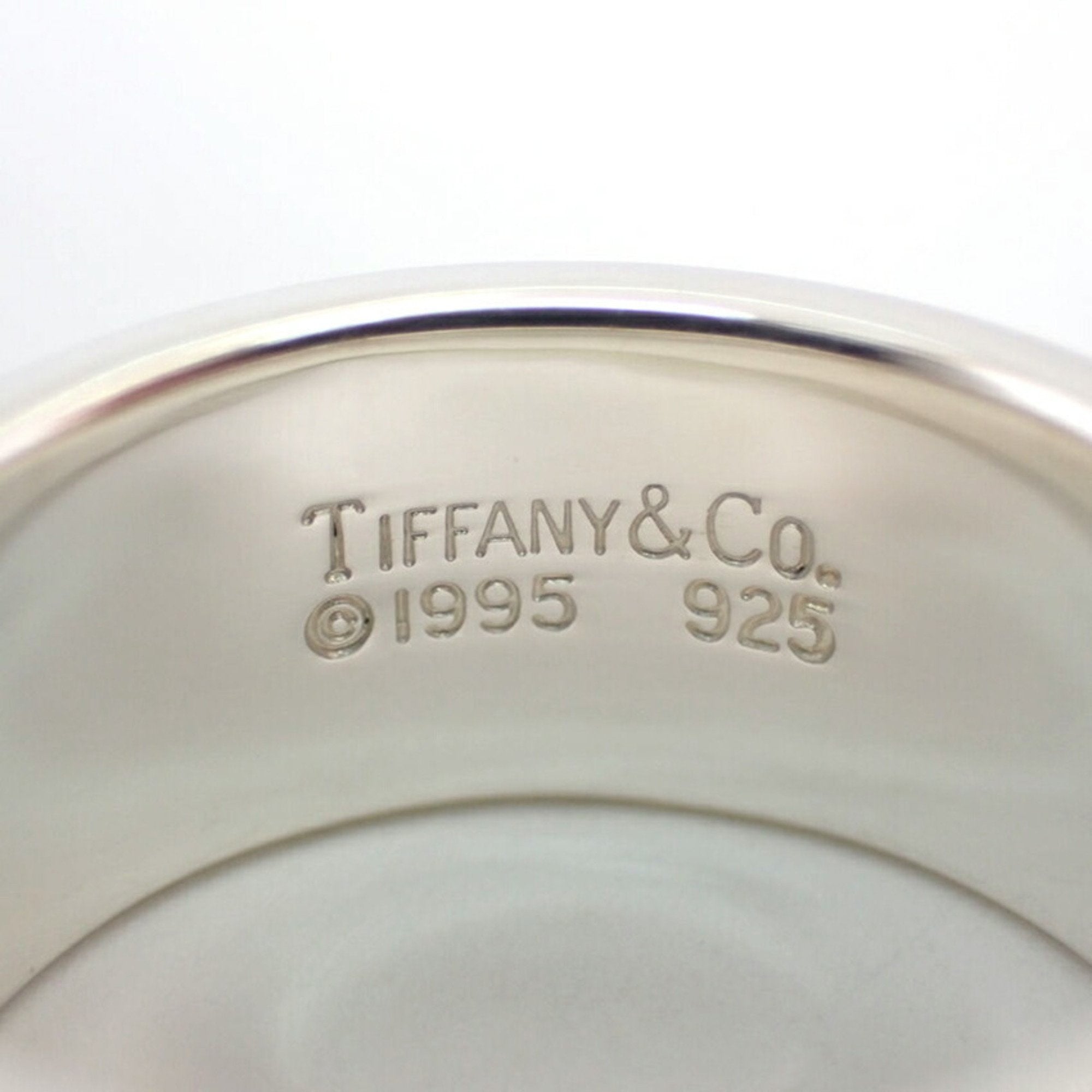 Tiffany Silver Sterling Silver 925 Band Ring (Pre-Owned)