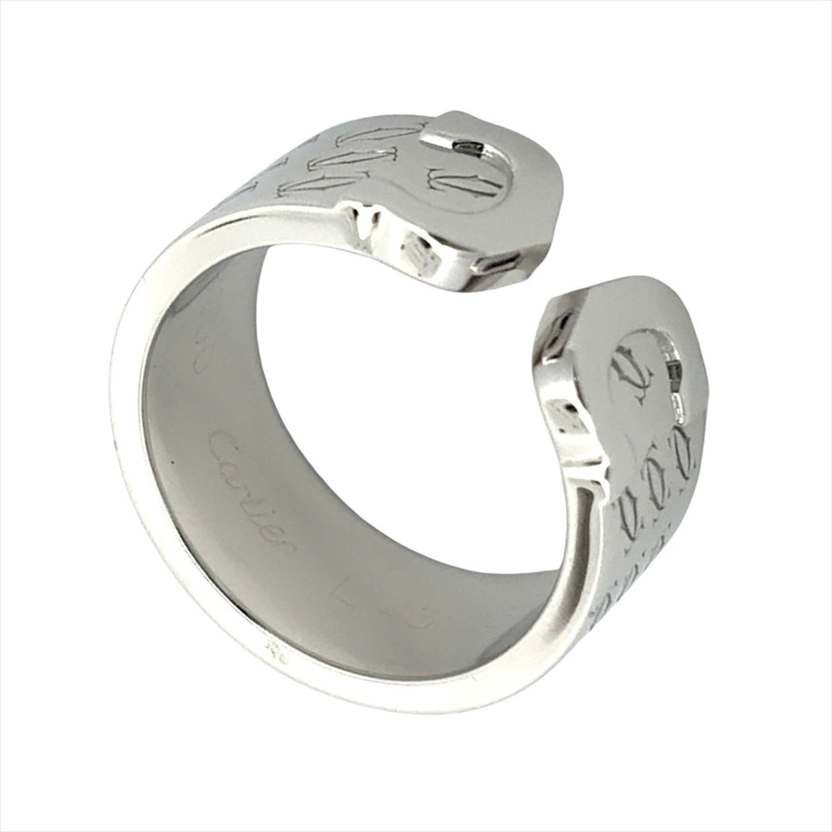 Cartier White Gold White Gold (18K) Band Ring (Pre-Owned)