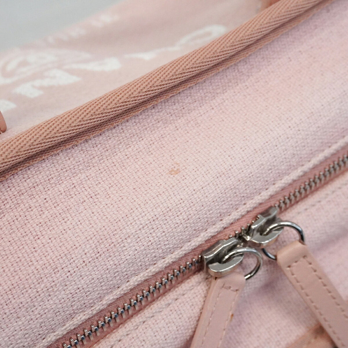 Chanel Pink Canvas Handbag (Pre-Owned)