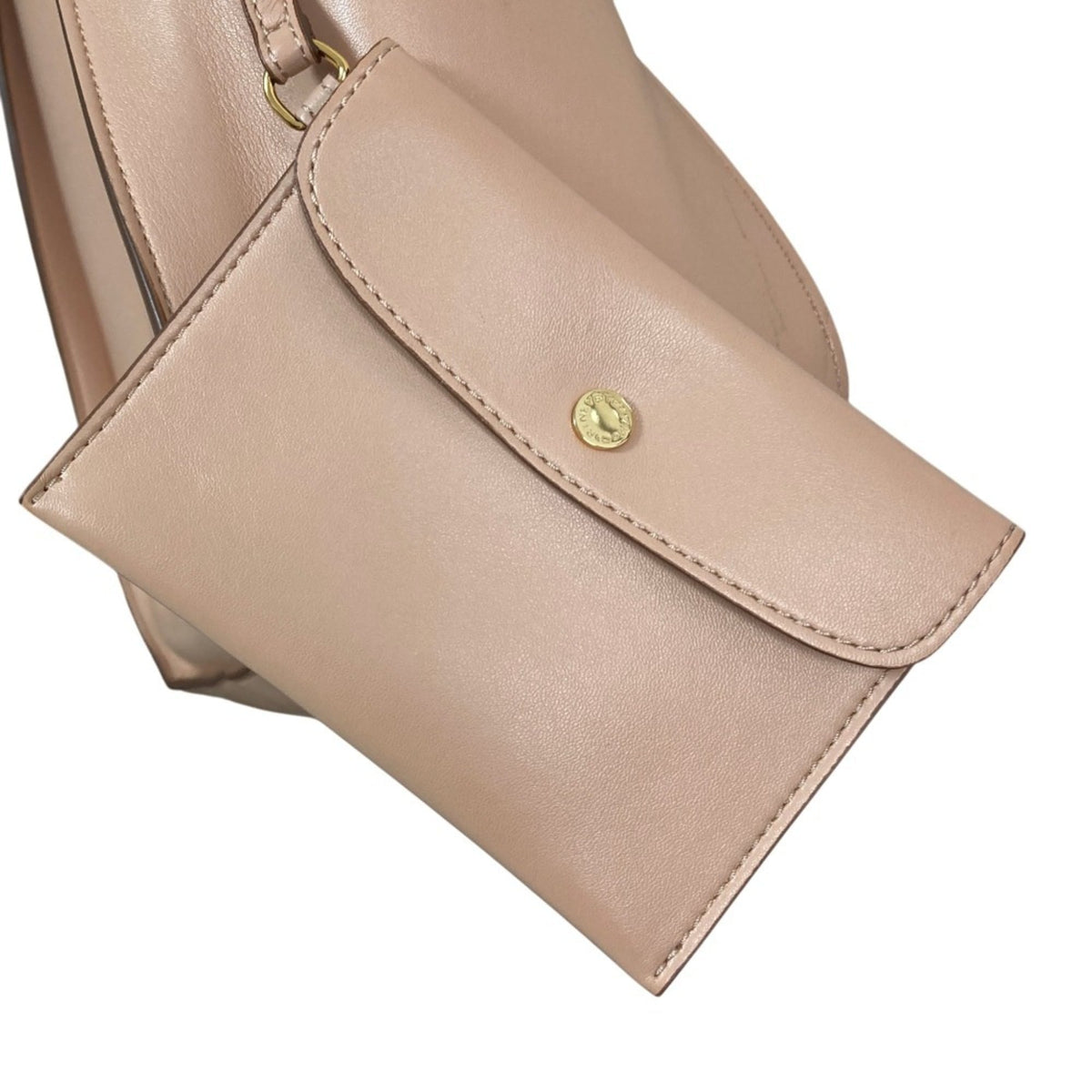 Stella Mccartney Pink Beige Handbag Pouch Tote Bag (Pre-Owned)