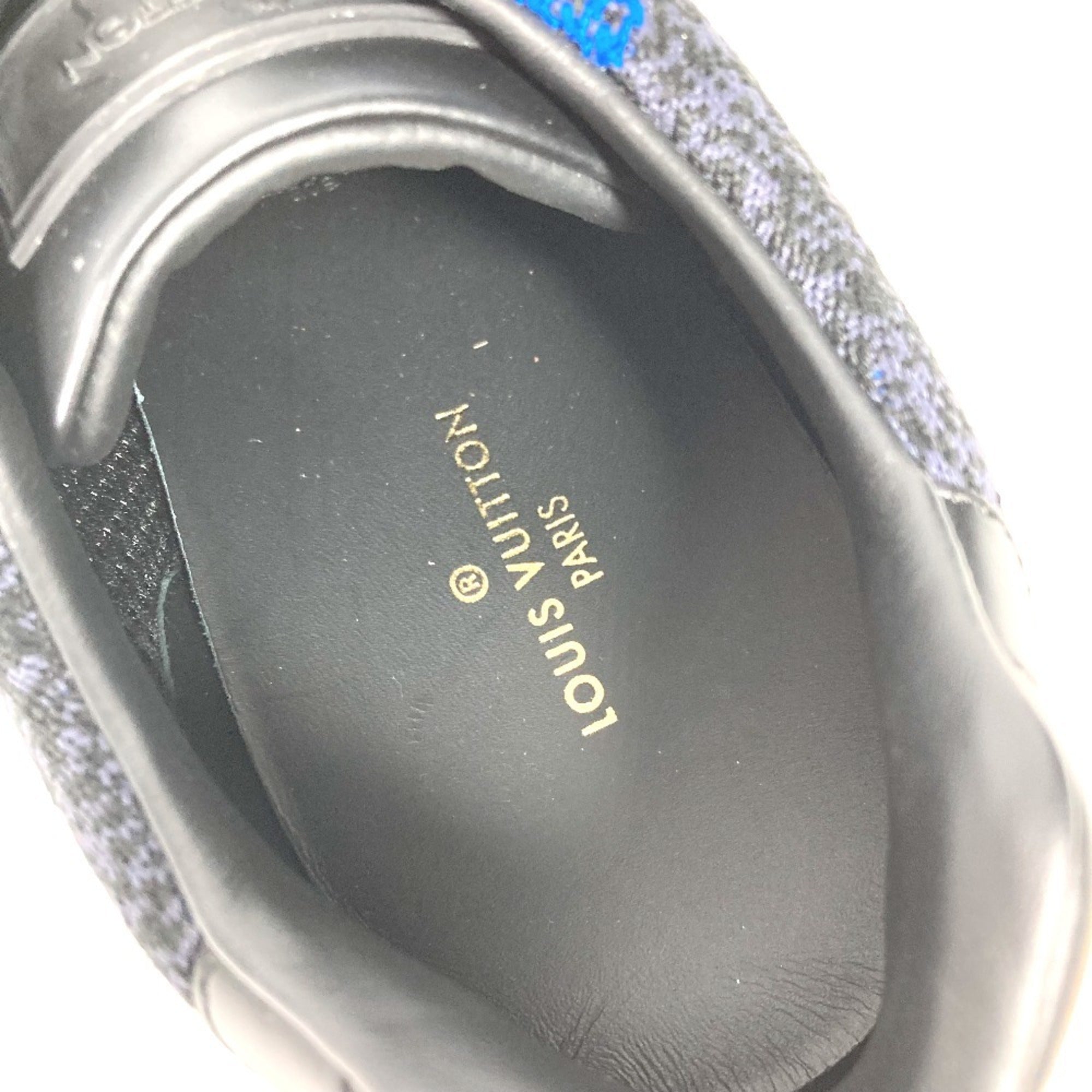 Louis Vuitton Black Blue Sneakers (Pre-Owned)