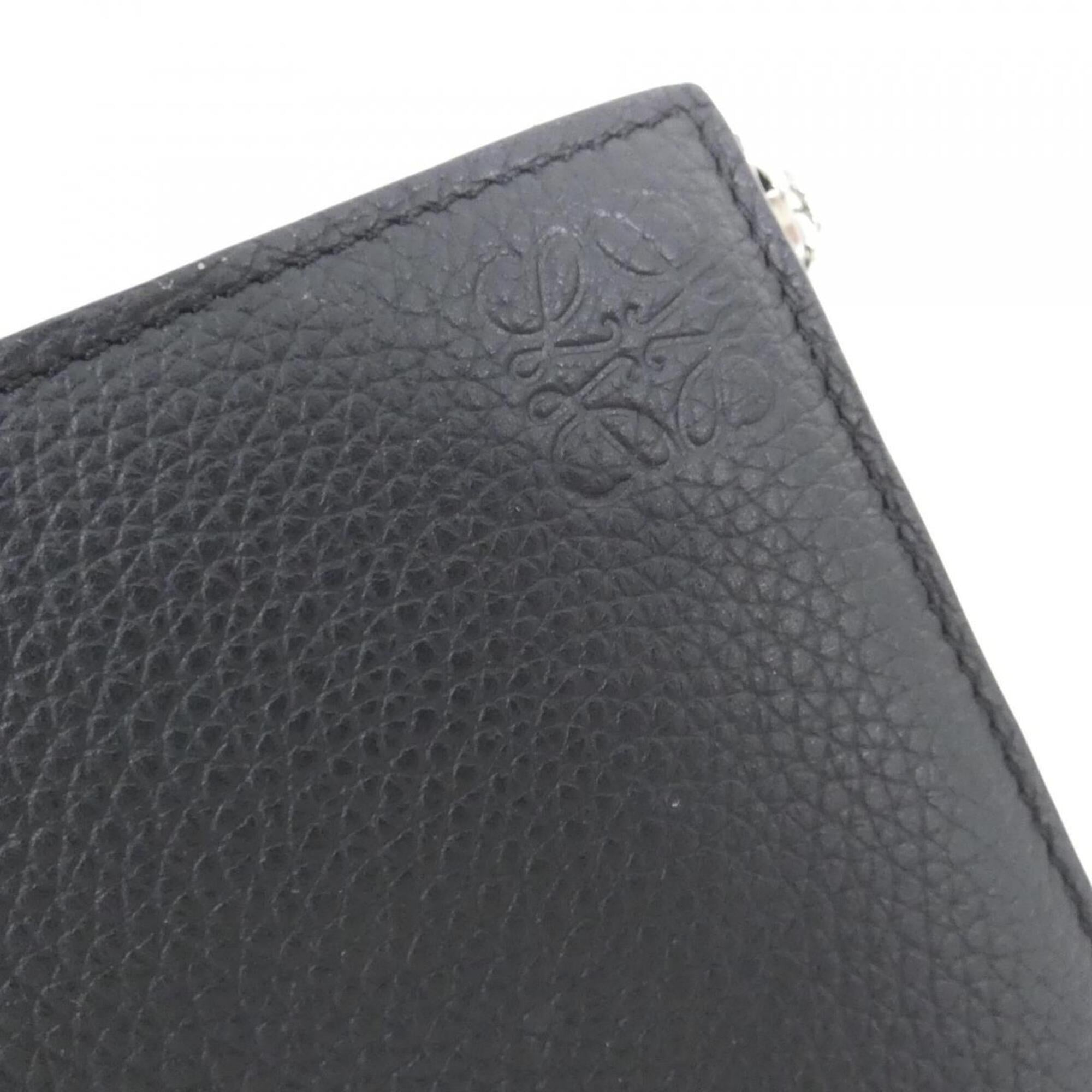 Loewe Black Leather Wallet (Bi-Fold) (Pre-Owned)