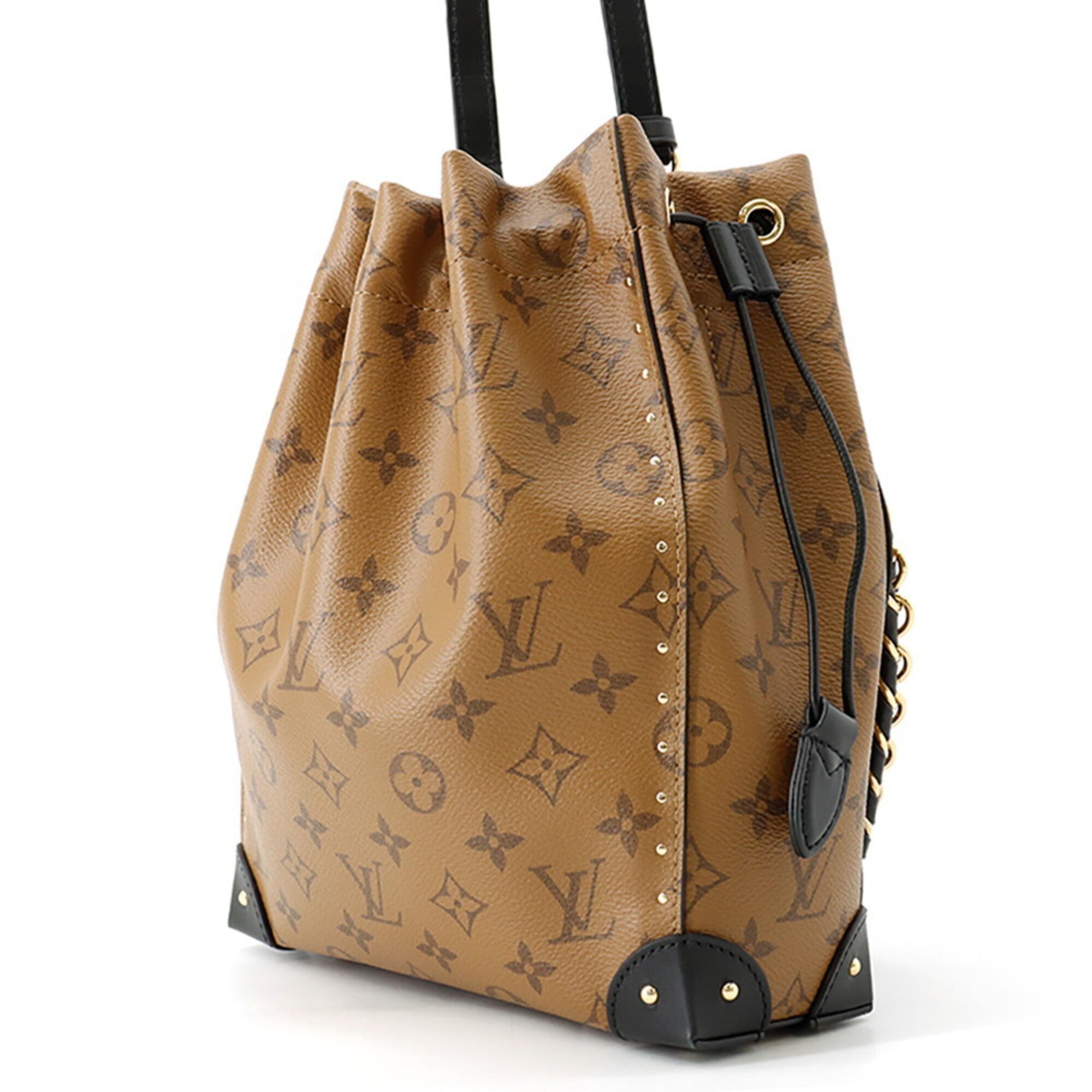Louis Vuitton Monogram Reverse Beige Monogram Reverse Handbag Shoulder Bag (Pre-Owned)