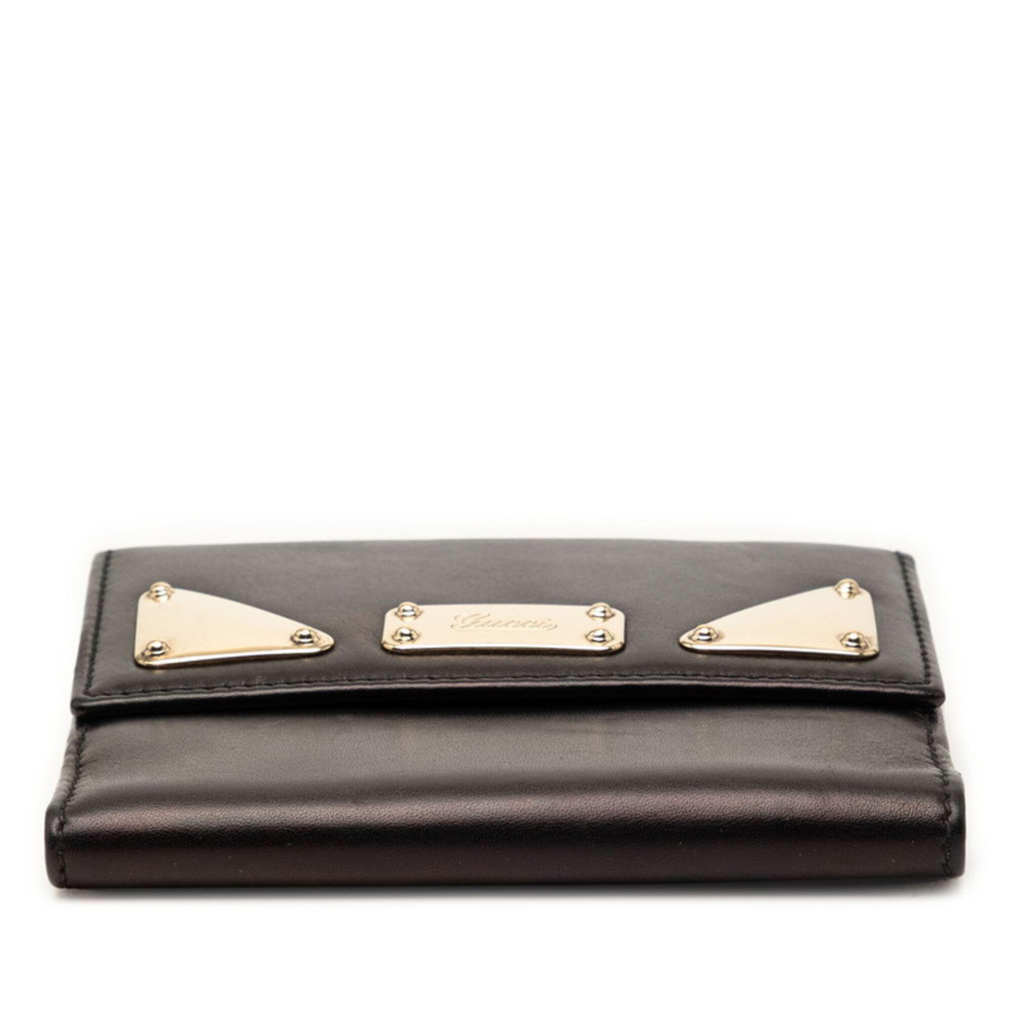 Gucci Black Leather Wallet (Bi-Fold) (Pre-Owned)
