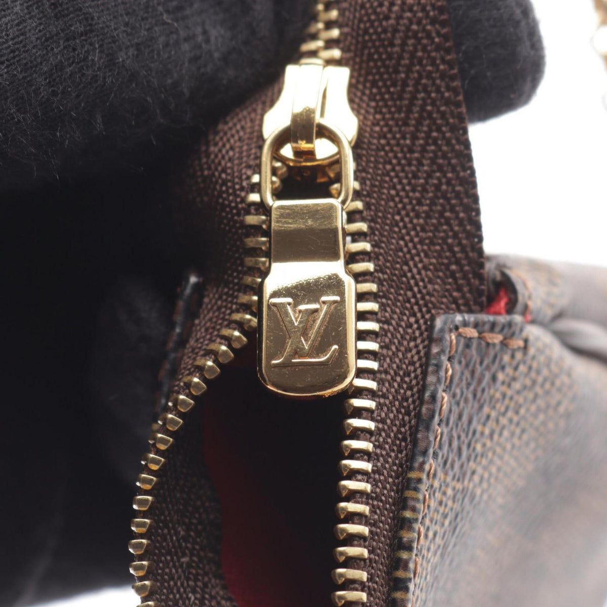 Louis Vuitton Brown Coated Canvas Leather Handbag (Pre-Owned)