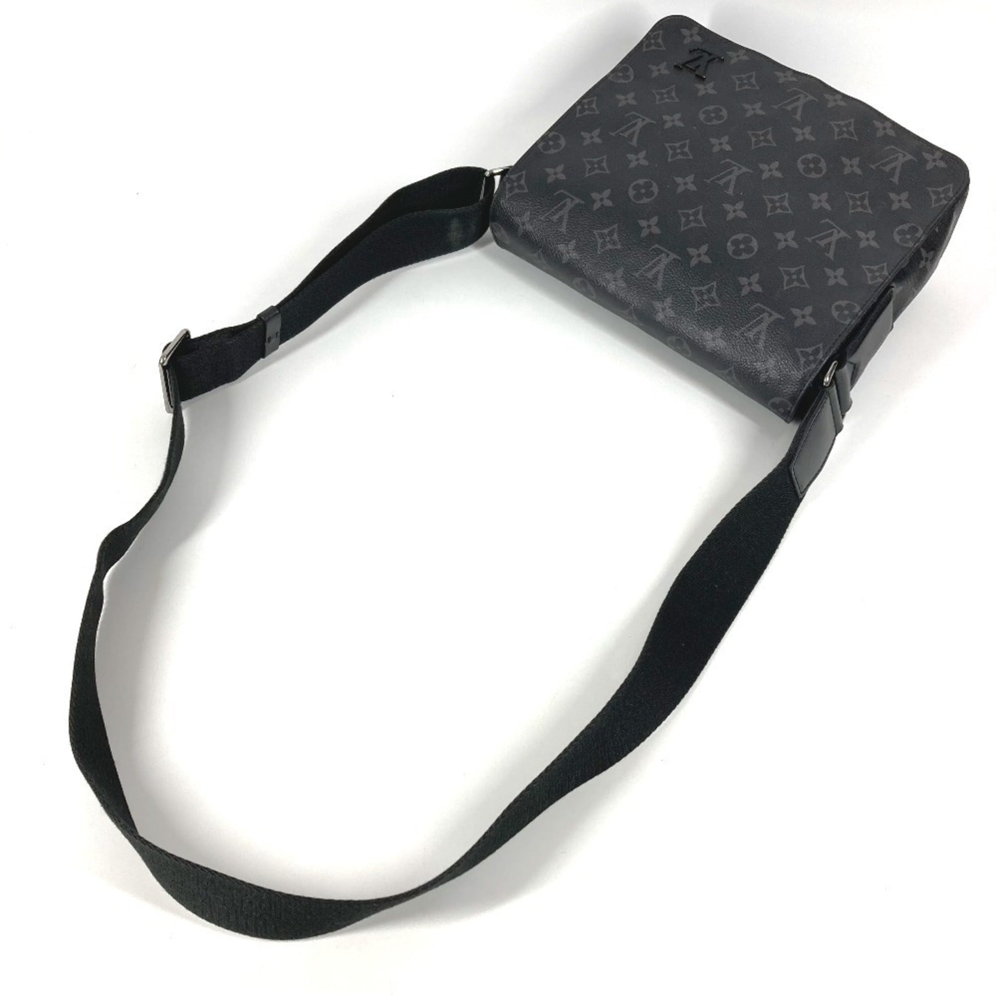 Louis Vuitton Monogram Eclipse Black Monogram Eclipse Messenger Bag Shoulder Bag (Pre-Owned)
