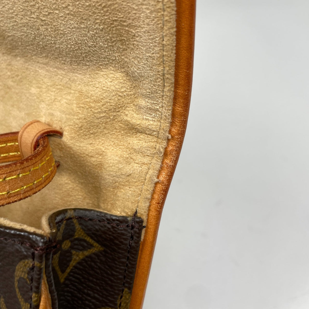 Louis Vuitton Brown Monogram Clutch Bag Pochette Shoulder Bag (Pre-Owned)