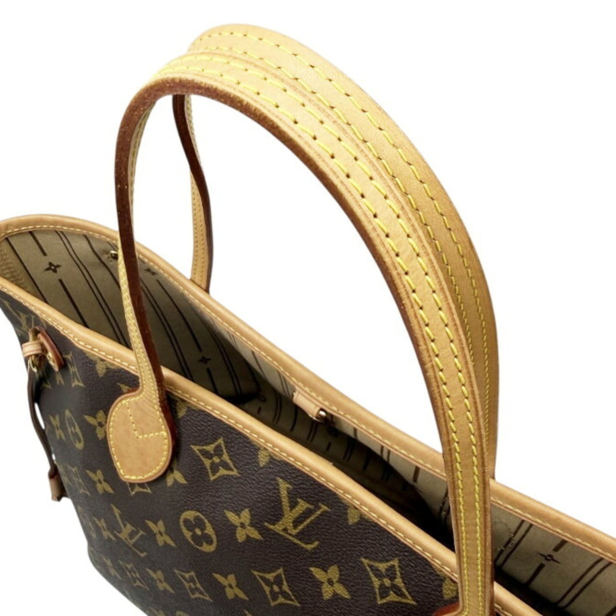 Louis Vuitton Brown Monogram Handbag Tote Bag (Pre-Owned)