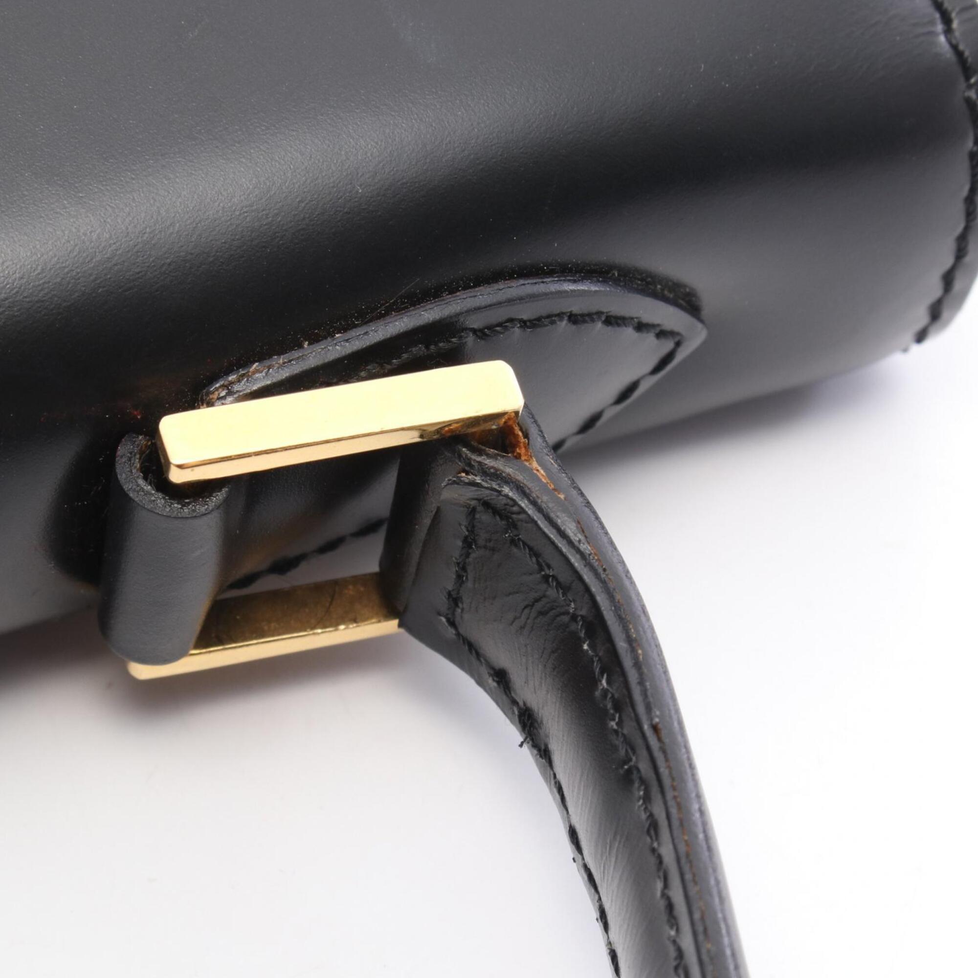 Celine Black Leather Handbag (Pre-Owned)