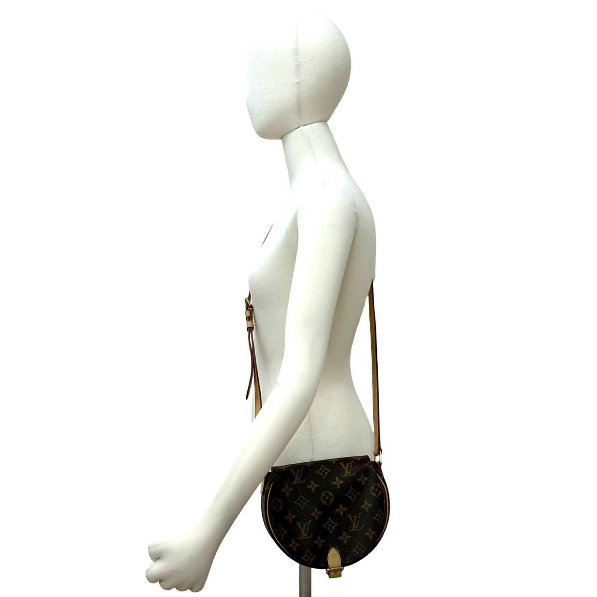Louis Vuitton Brown Leather Pvc Pochette Shoulder Bag (Pre-Owned)