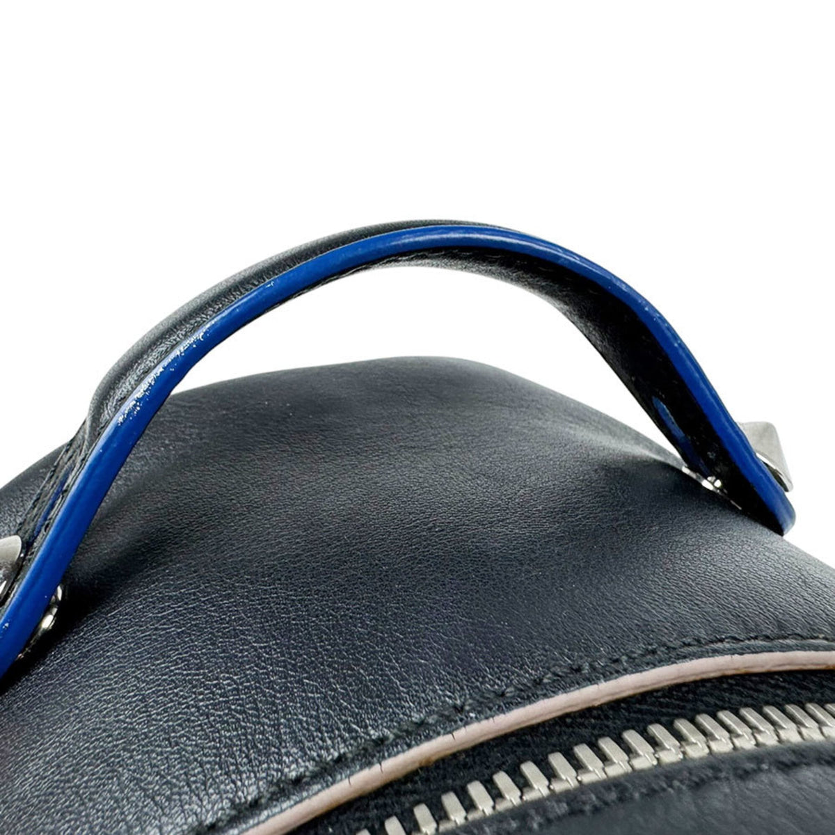 Fendi Black Leather Backpack (Pre-Owned)