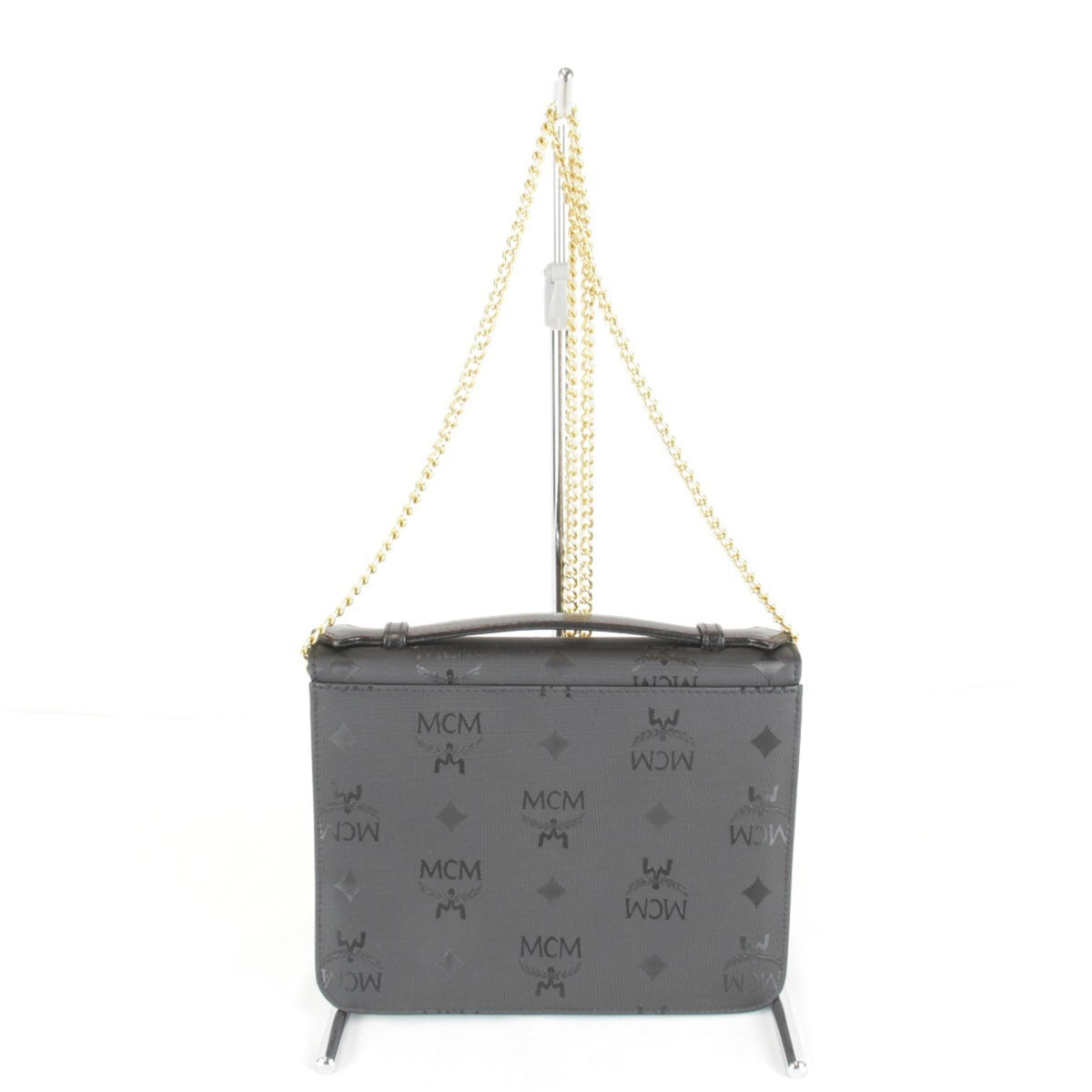 Mcm Black Pvc Shoulder Bag (Pre-Owned)