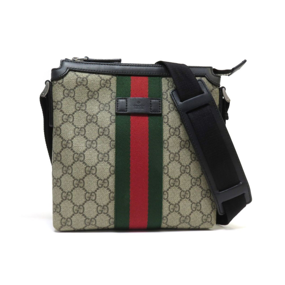 Gucci Sherry Line Beige Shoulder Bag (Pre-Owned)