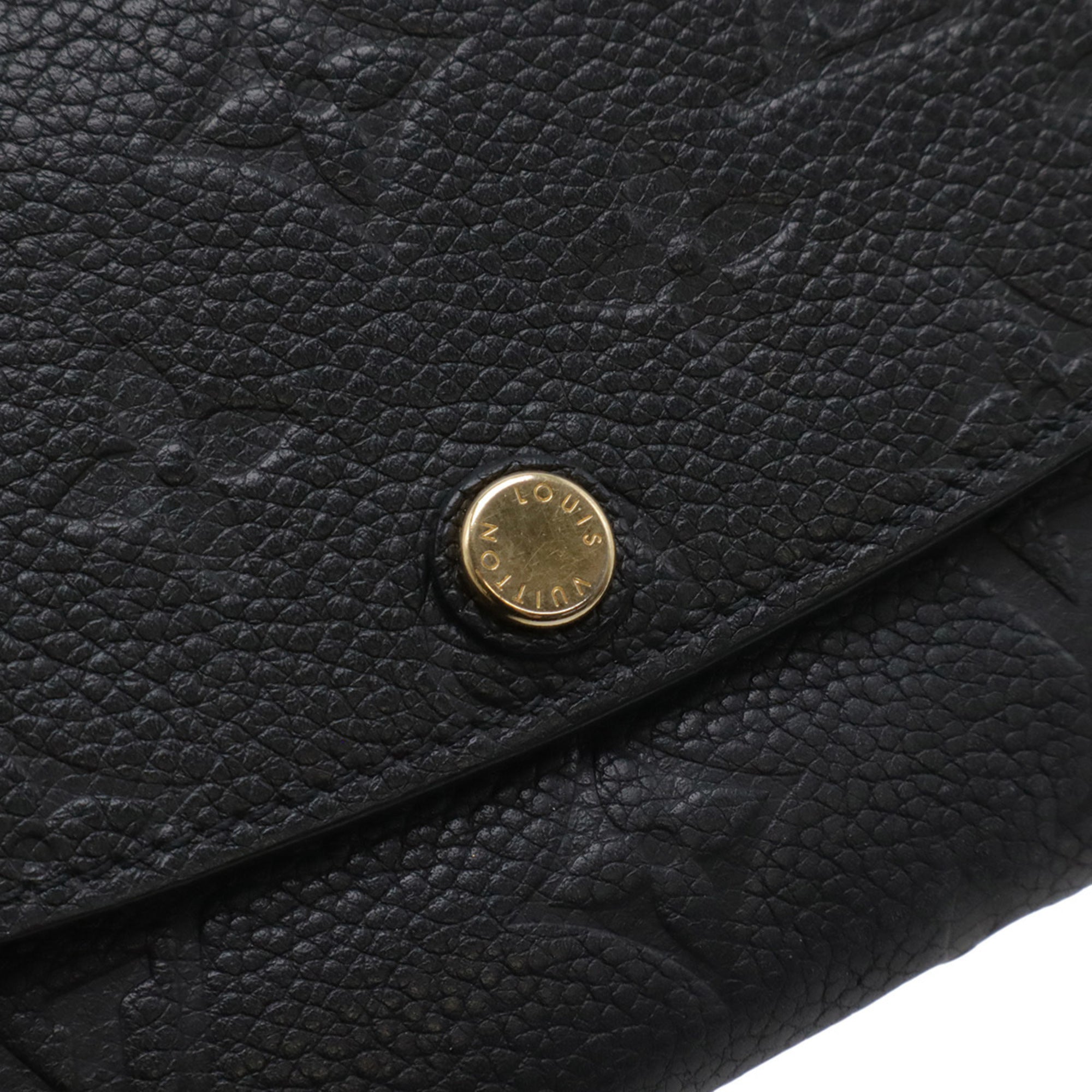 Louis Vuitton Monogram Empreinte Black Noir Monogram Empreinte Long Wallet (Bi-Fold) (Pre-Owned)