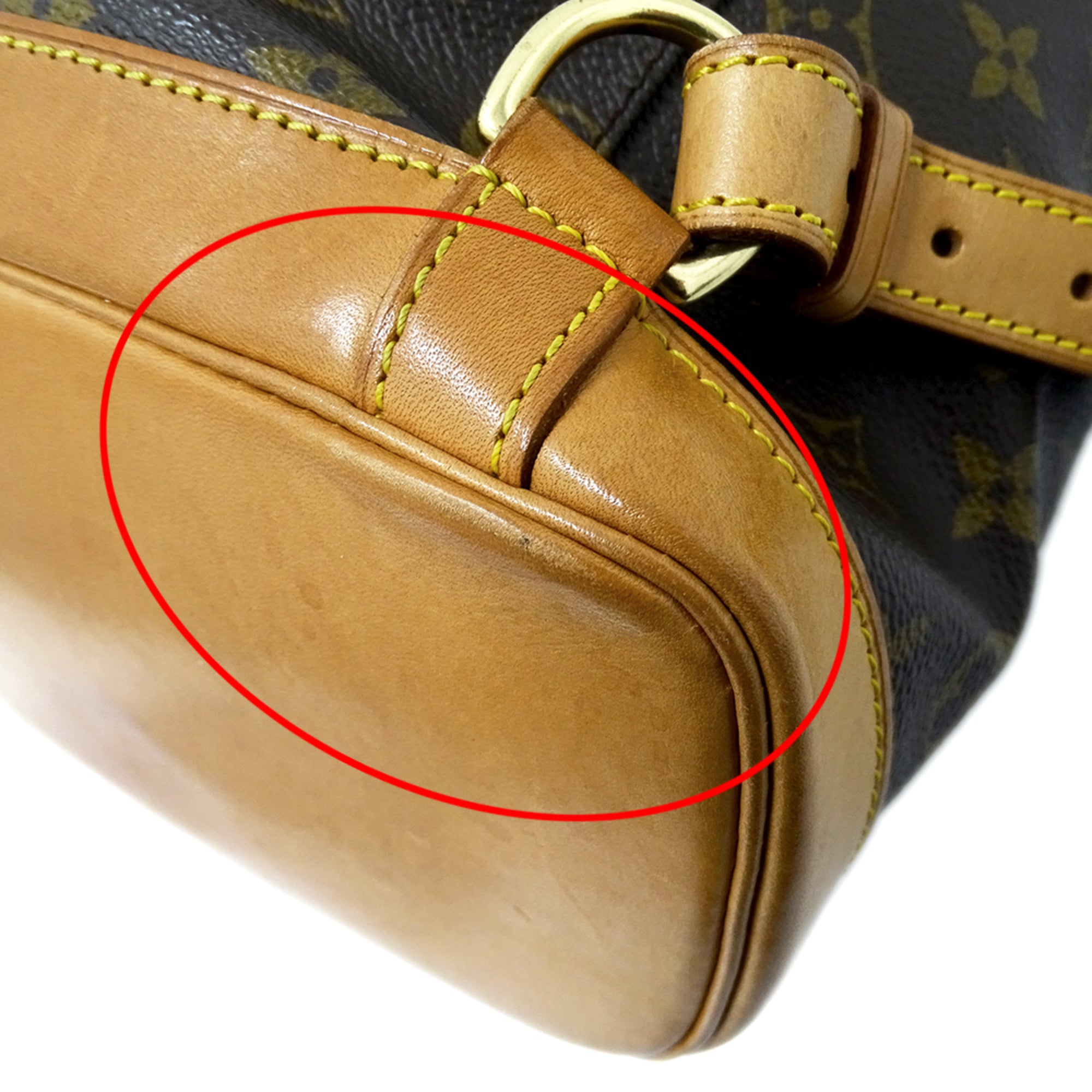Louis Vuitton Brown Monogram Canvas Handbag (Pre-Owned)